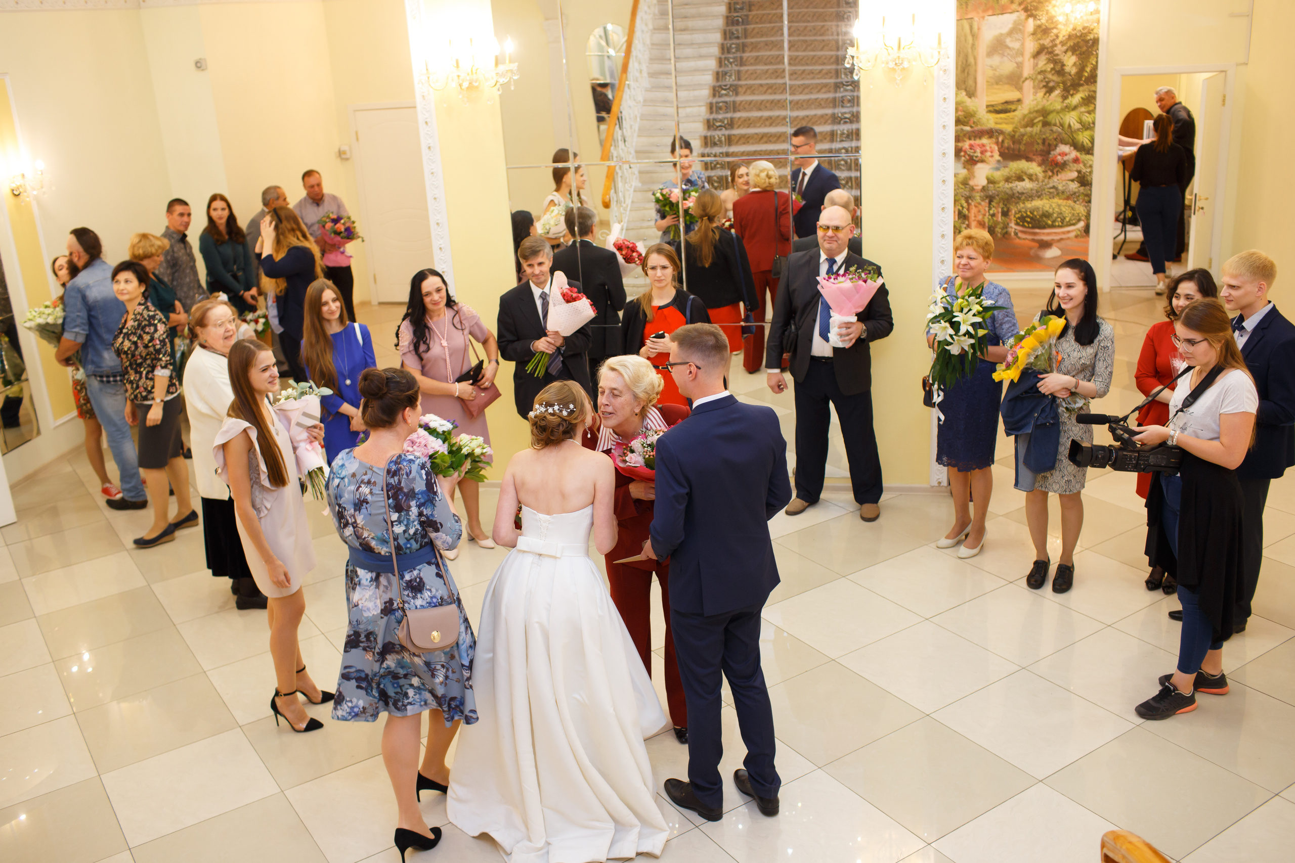 Ксения и Анатолий, ЗАГС г. Королев, прогулка по центру Москвы. Свадебный и репортажный фотограф (Москва, Королев и другие)