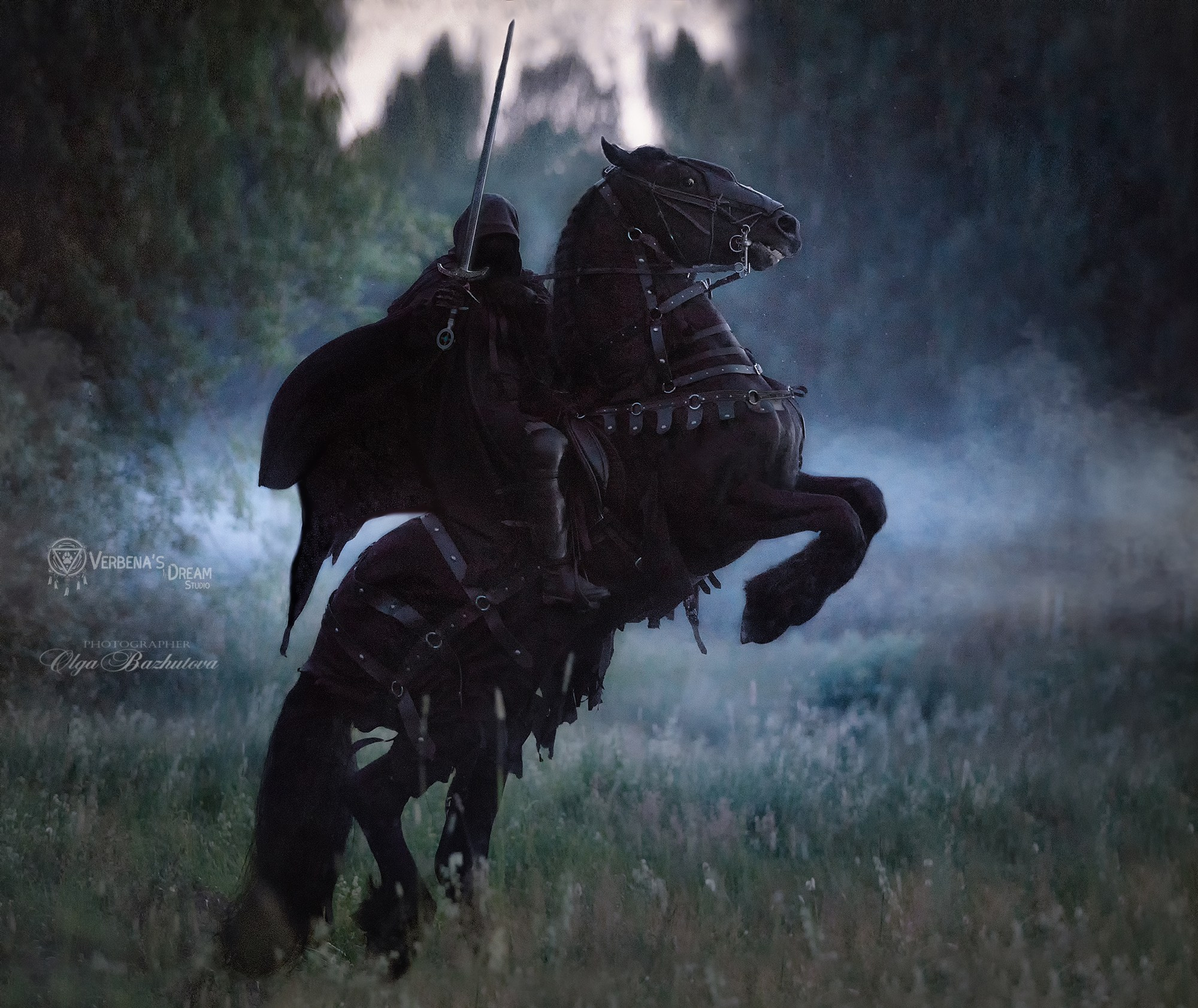 Фотосессия с лошадью в Русском стиле. Ольга Бажутова конный и портретный фотограф в Москве