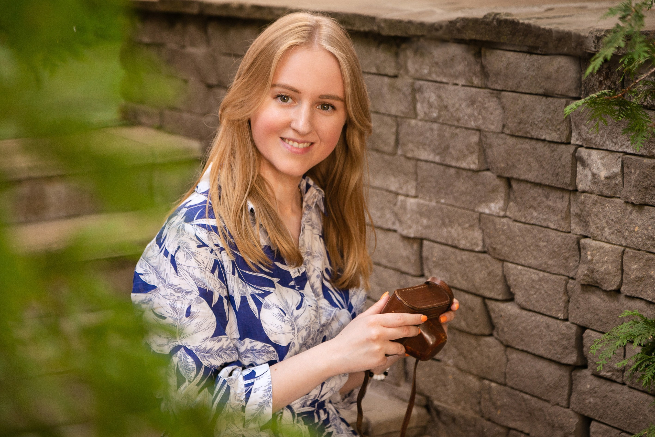 Фотосессия в городском кафе