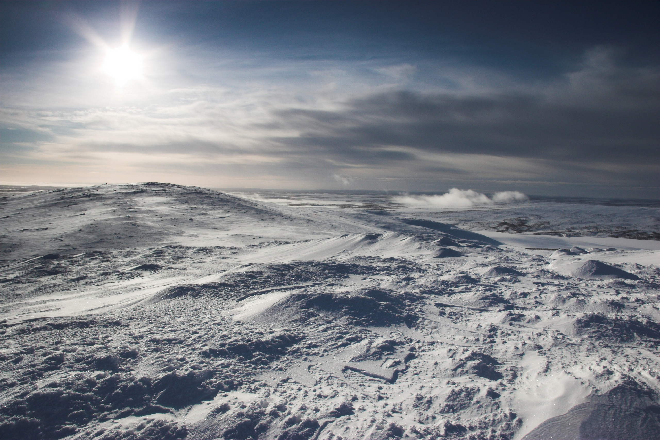Зима. Пейзажи Крайнего Севера. Баренцево море, Рыбачий, Средний, Немецкий