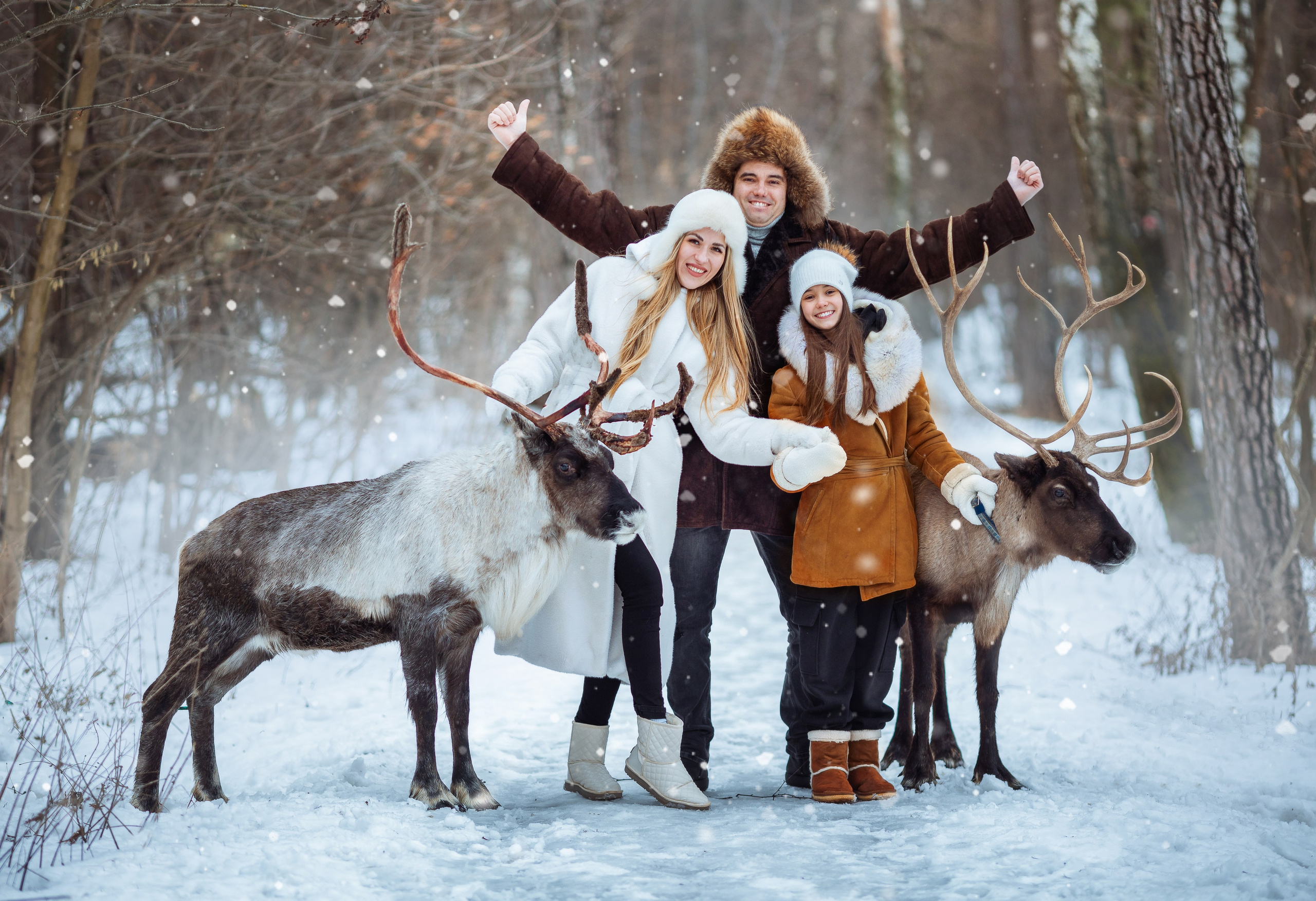Фотосессии с оленями. Фотограф Лия Милк | Москва, Подмосковье