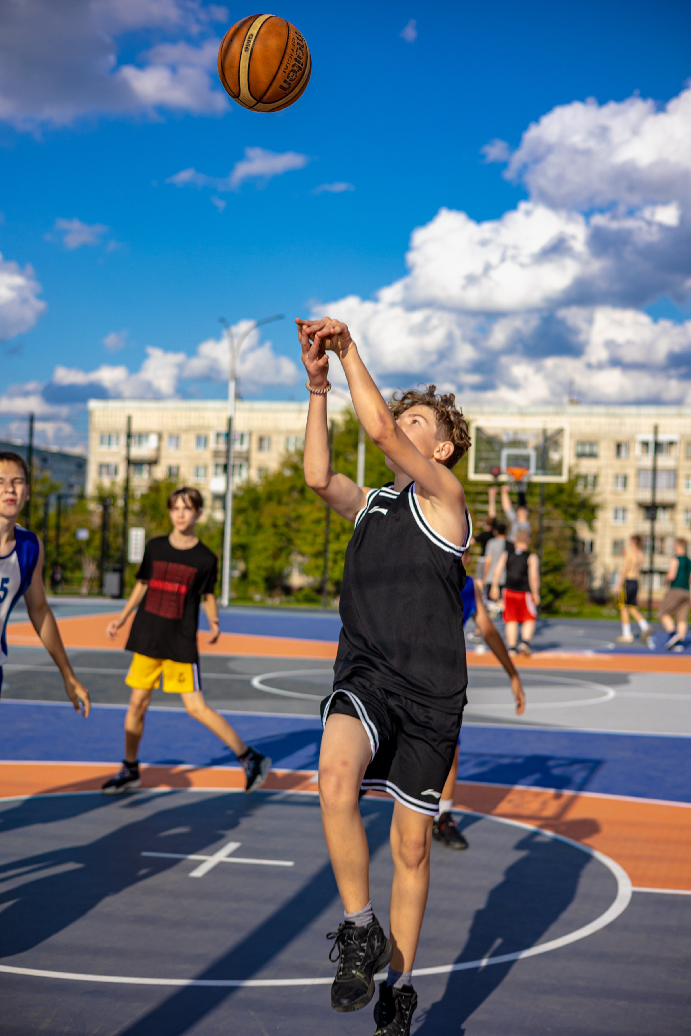Детская баскетбольная сборная. Фотограф Князев Сергей