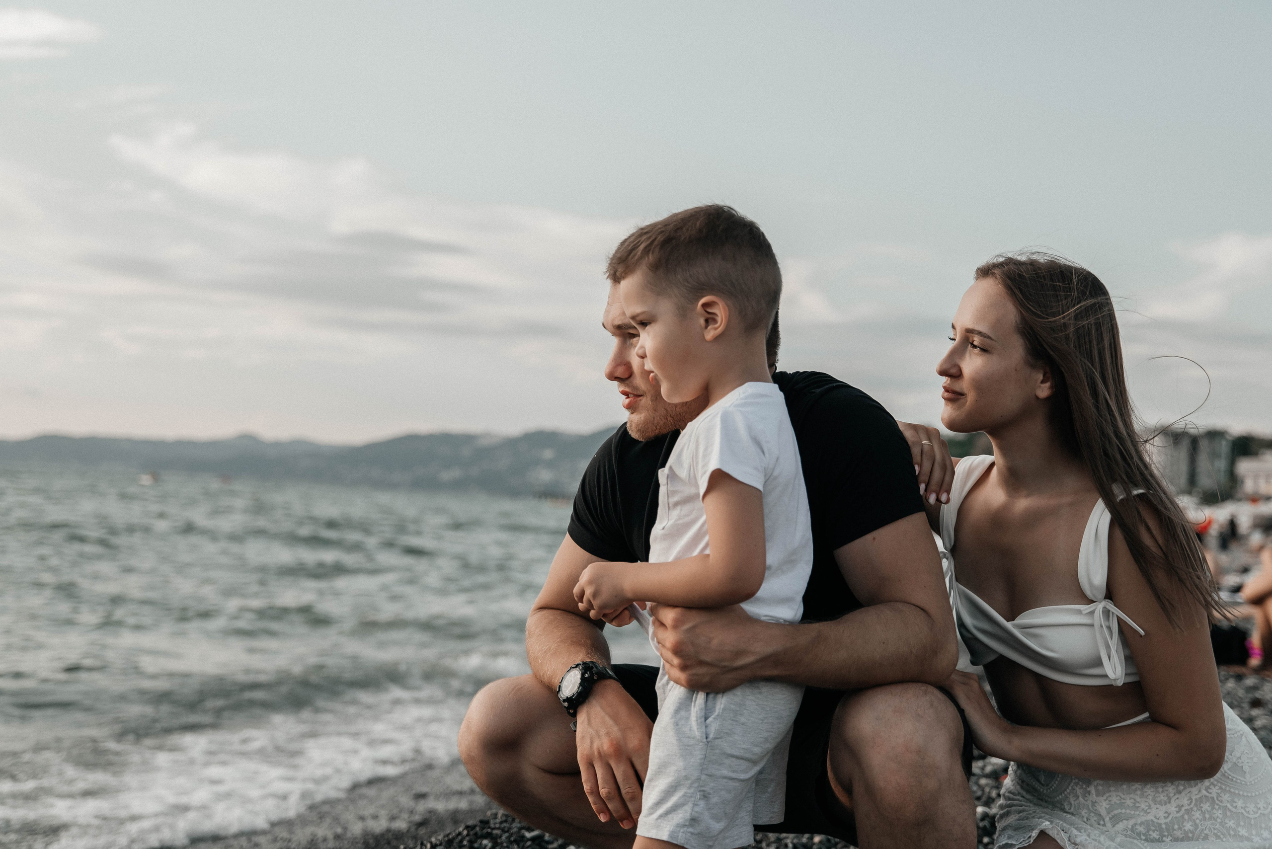 Аня, Саша, Дима. Фотограф Людмила Федотова