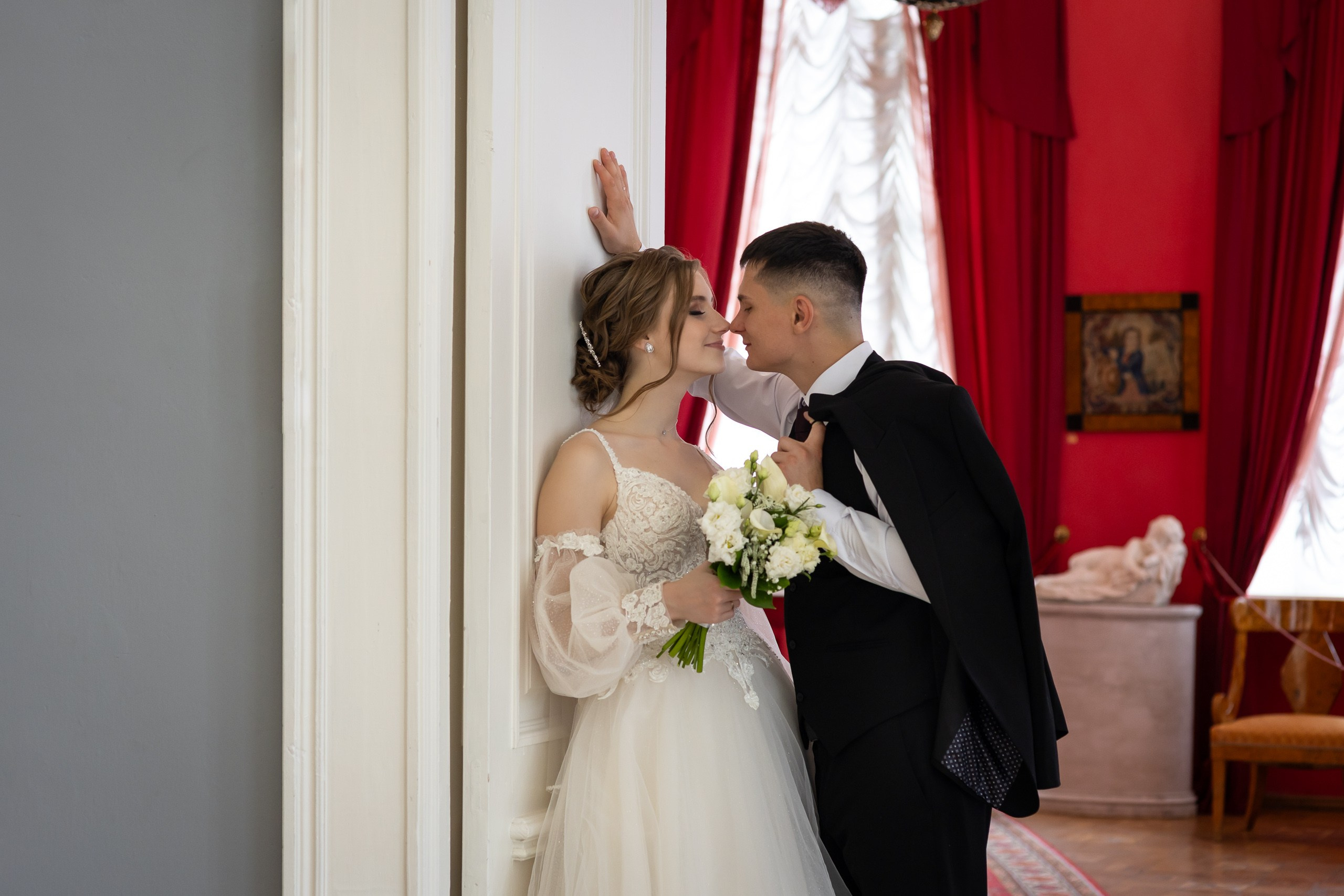 Дворец Бобринских. Свадебная фотосъёмка в Москве, Туле