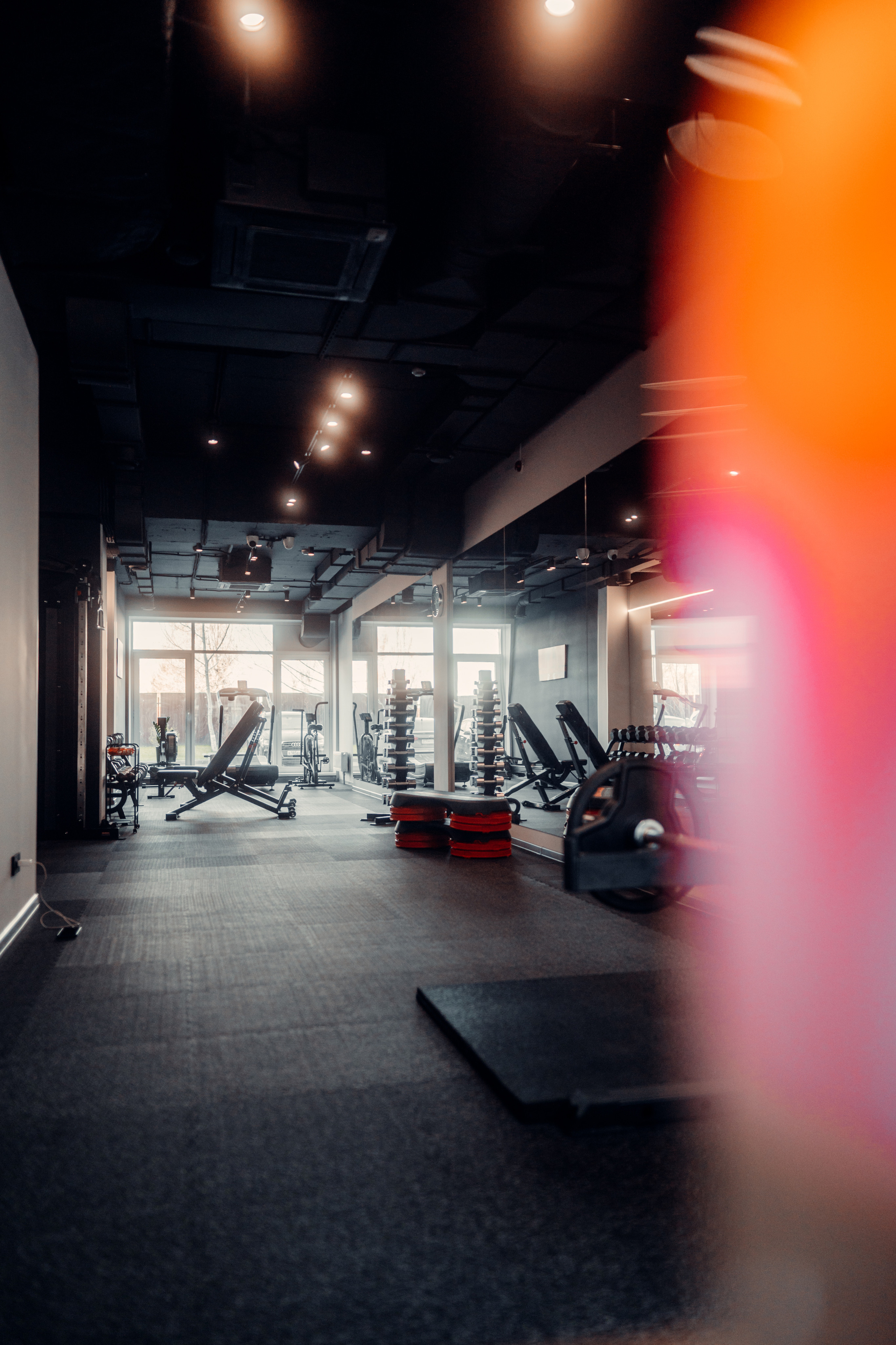 Интерьерная фотосъемка фитнес клуба