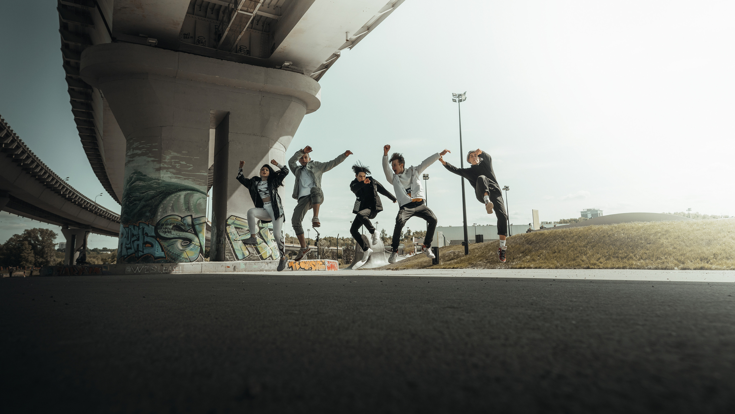 Reportage photography of dancers