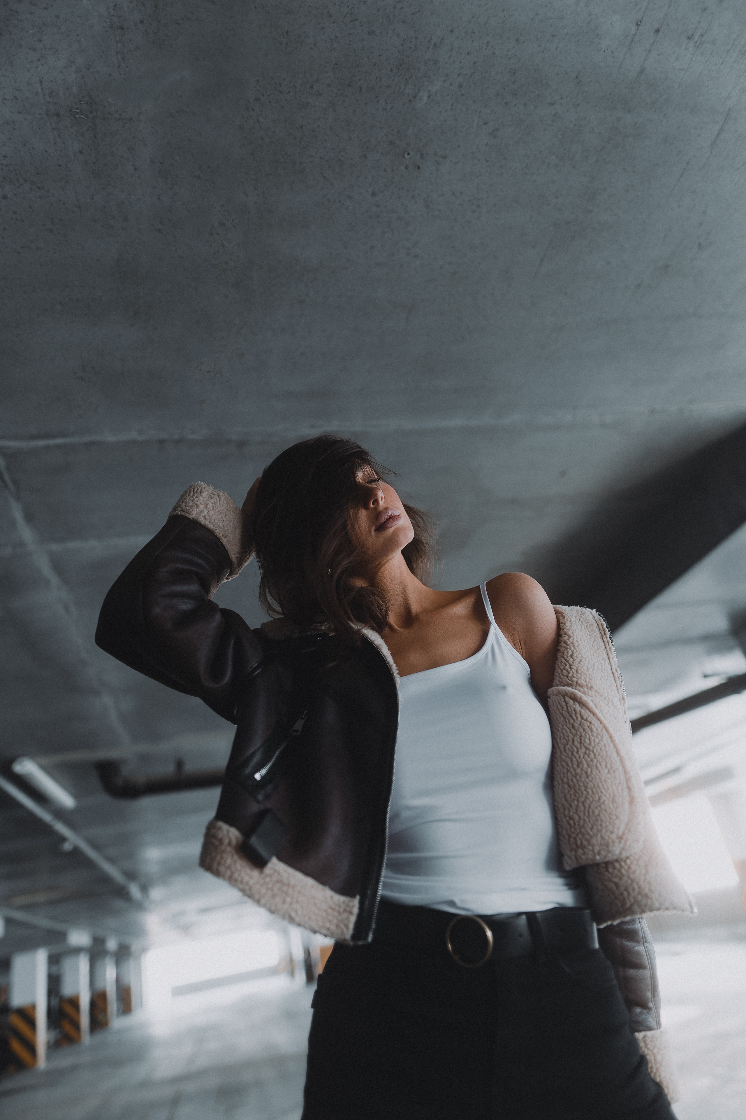 Уличная фотосессия с Айгуль на парковке Казан Молла