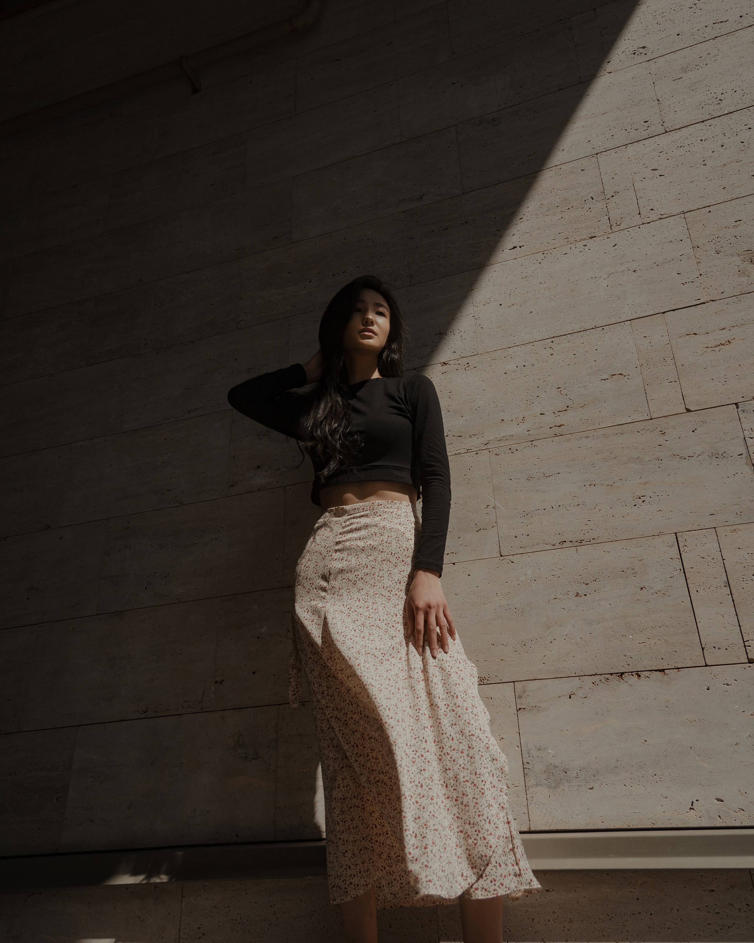 Уличная фотосессия с Камилой около бистро Артель