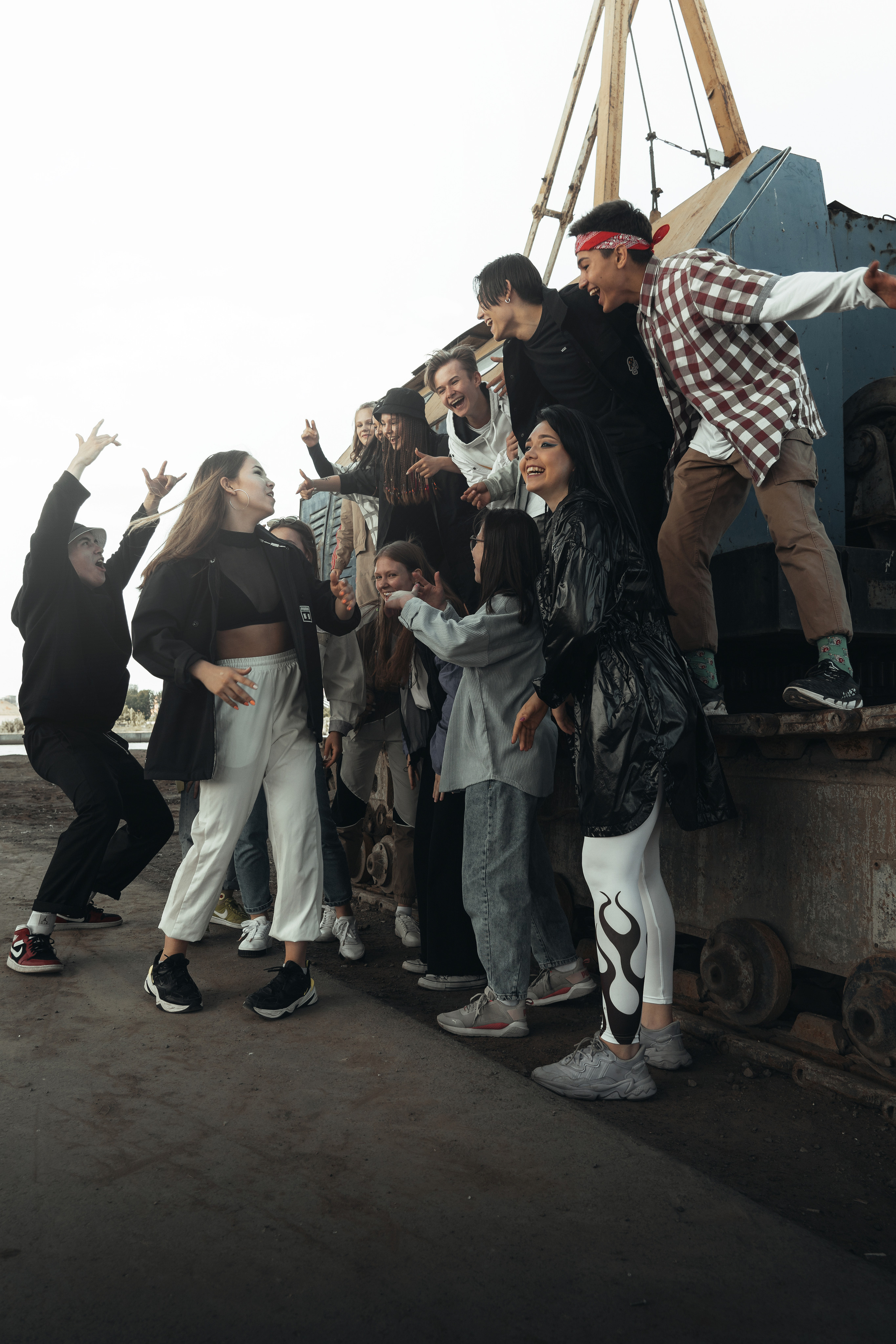 Reportage photography of dancers