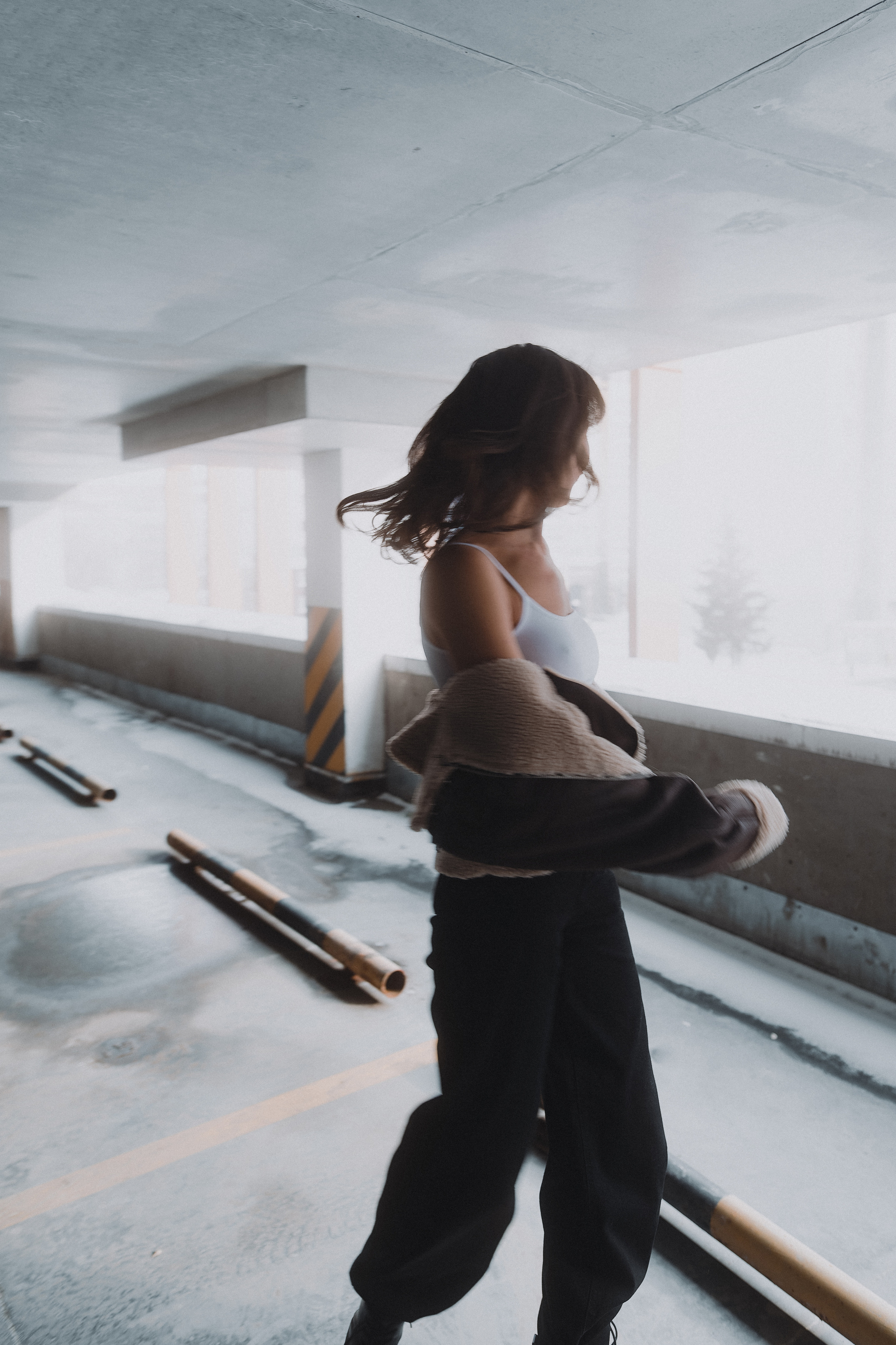 Уличная фотосессия с Айгуль на парковке Казан Молла