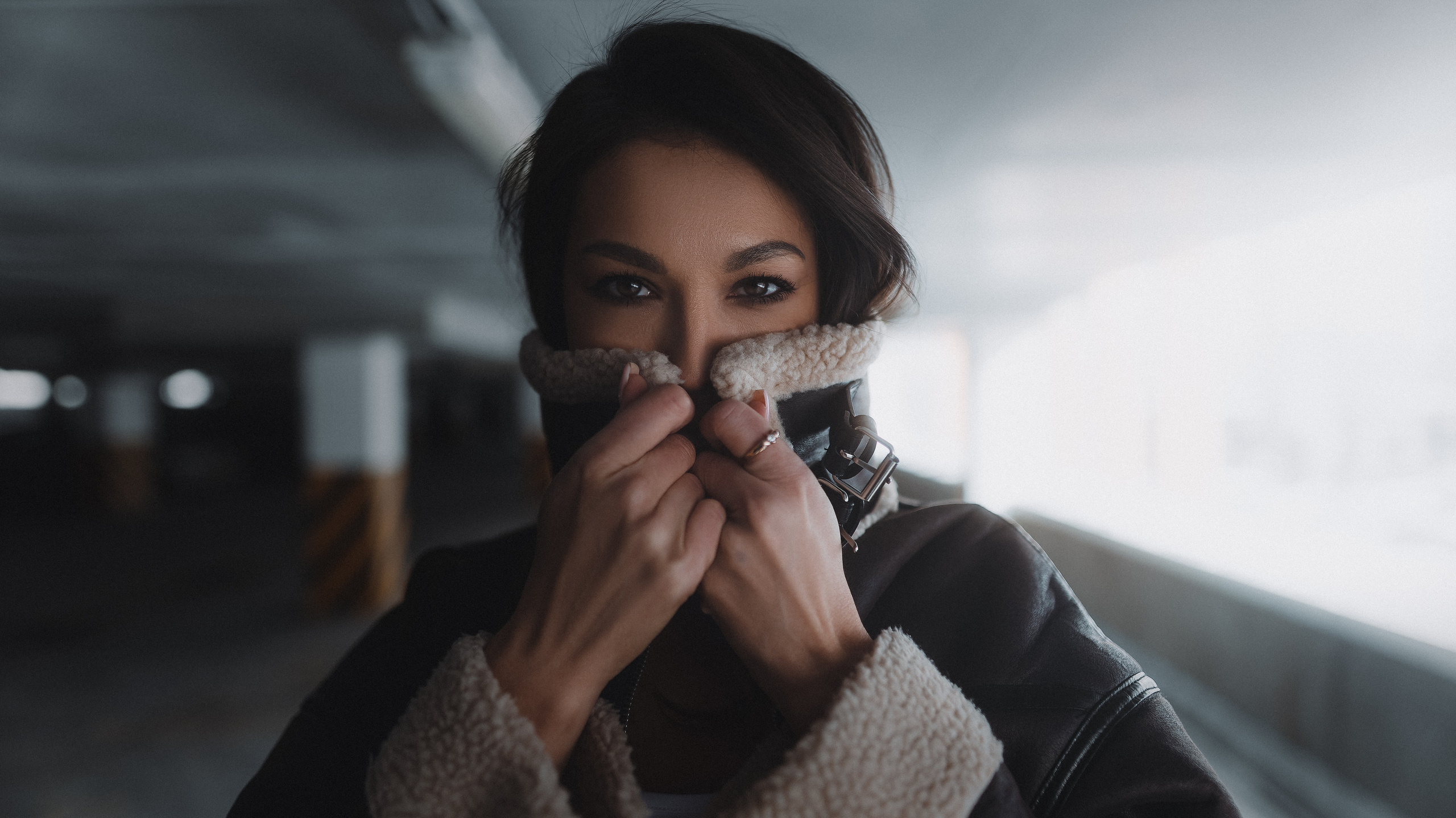 Уличная фотосессия с Айгуль на парковке Казан Молла