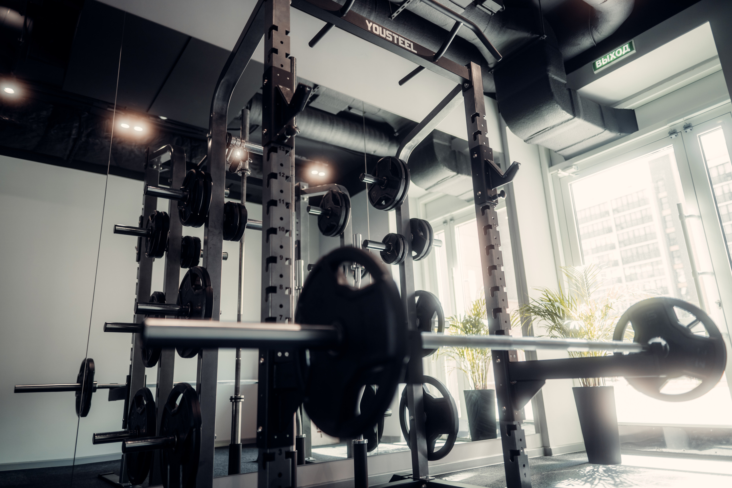 Интерьерная фотосъемка фитнес клуба