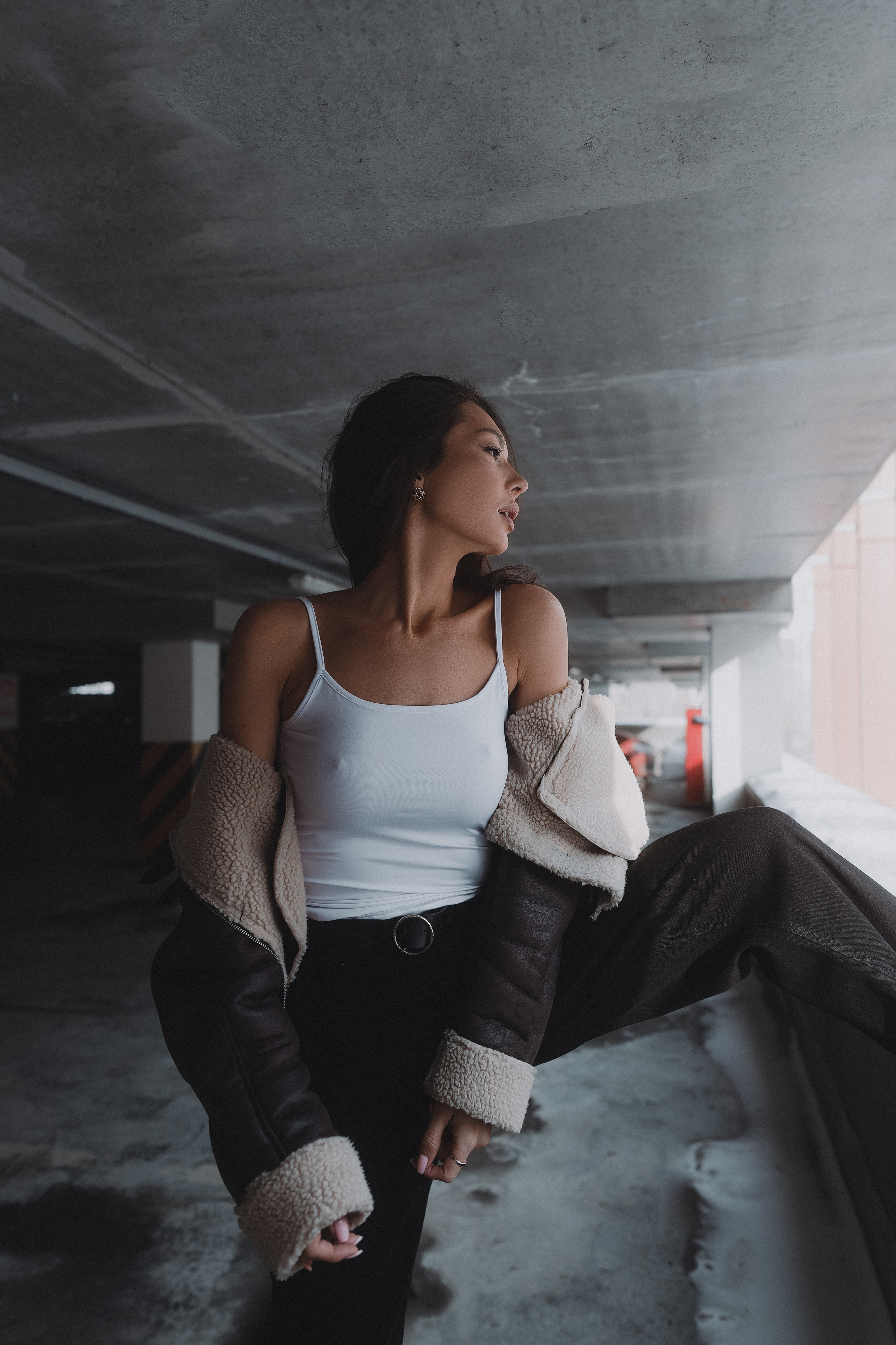 Уличная фотосессия с Айгуль на парковке Казан Молла