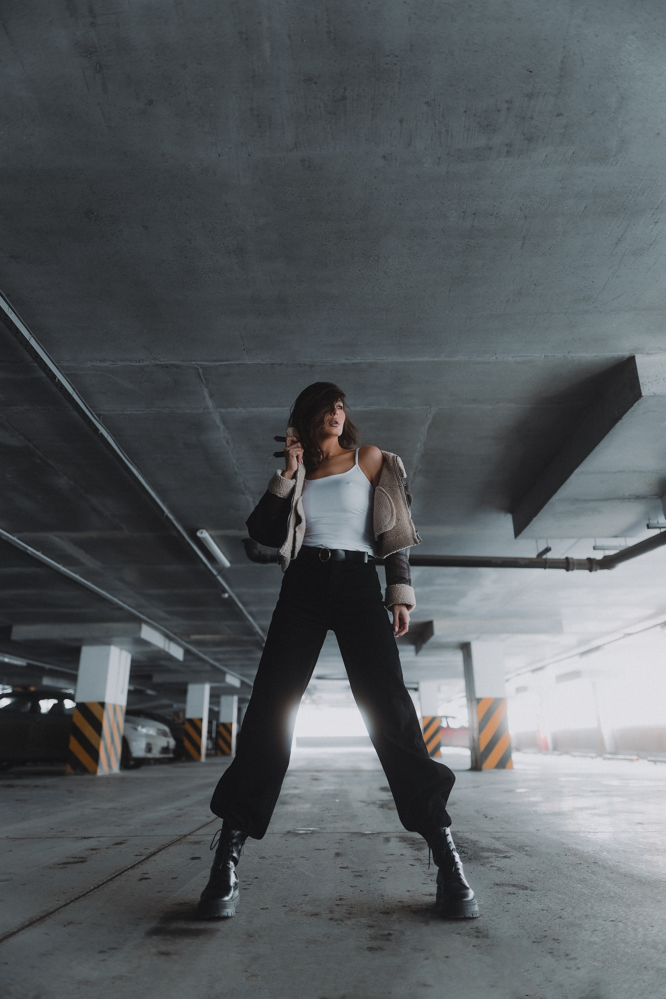 Уличная фотосессия с Айгуль на парковке Казан Молла