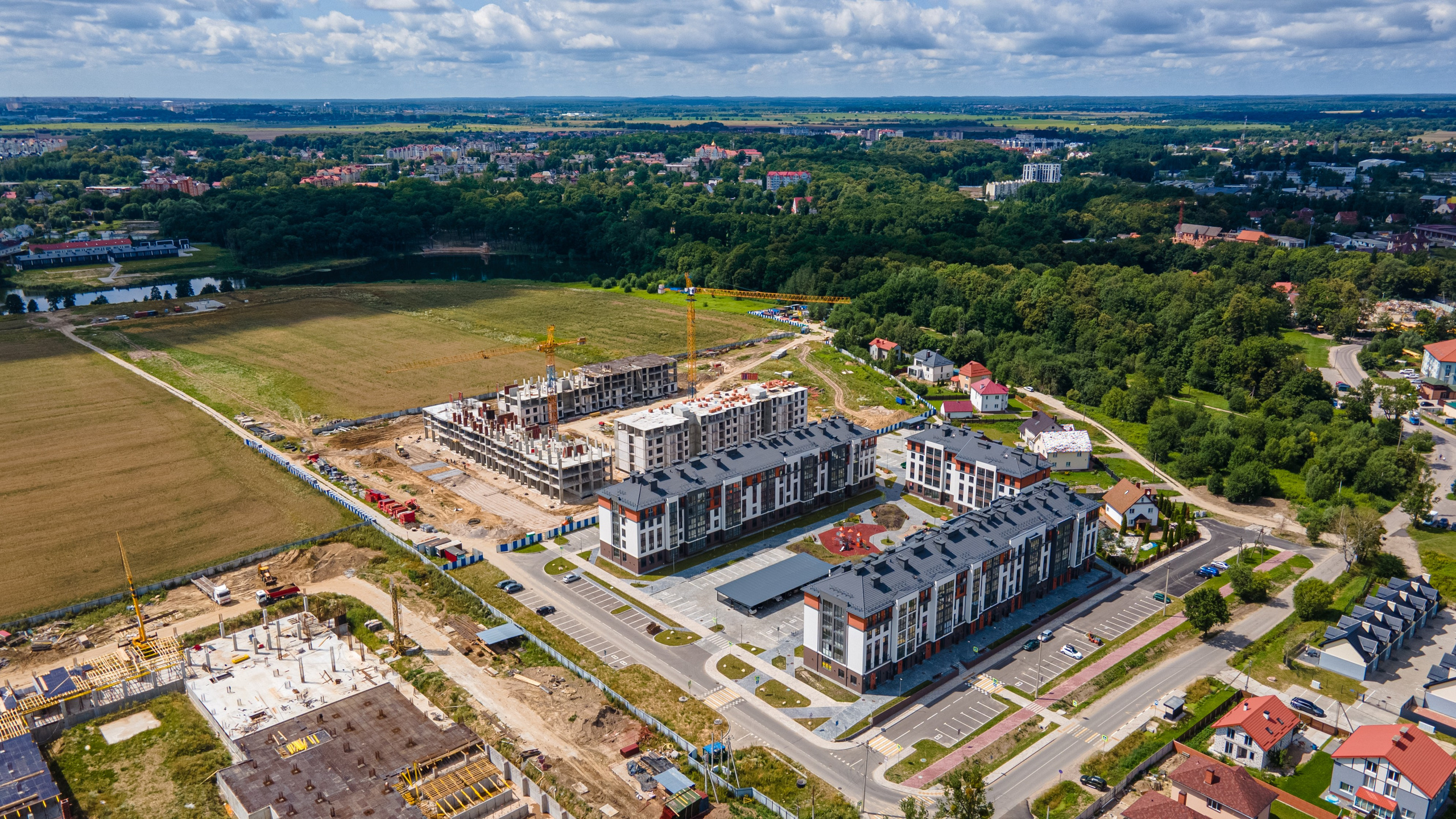 Аэросъемка. Визуальный контент для недвижимости в Калининграде