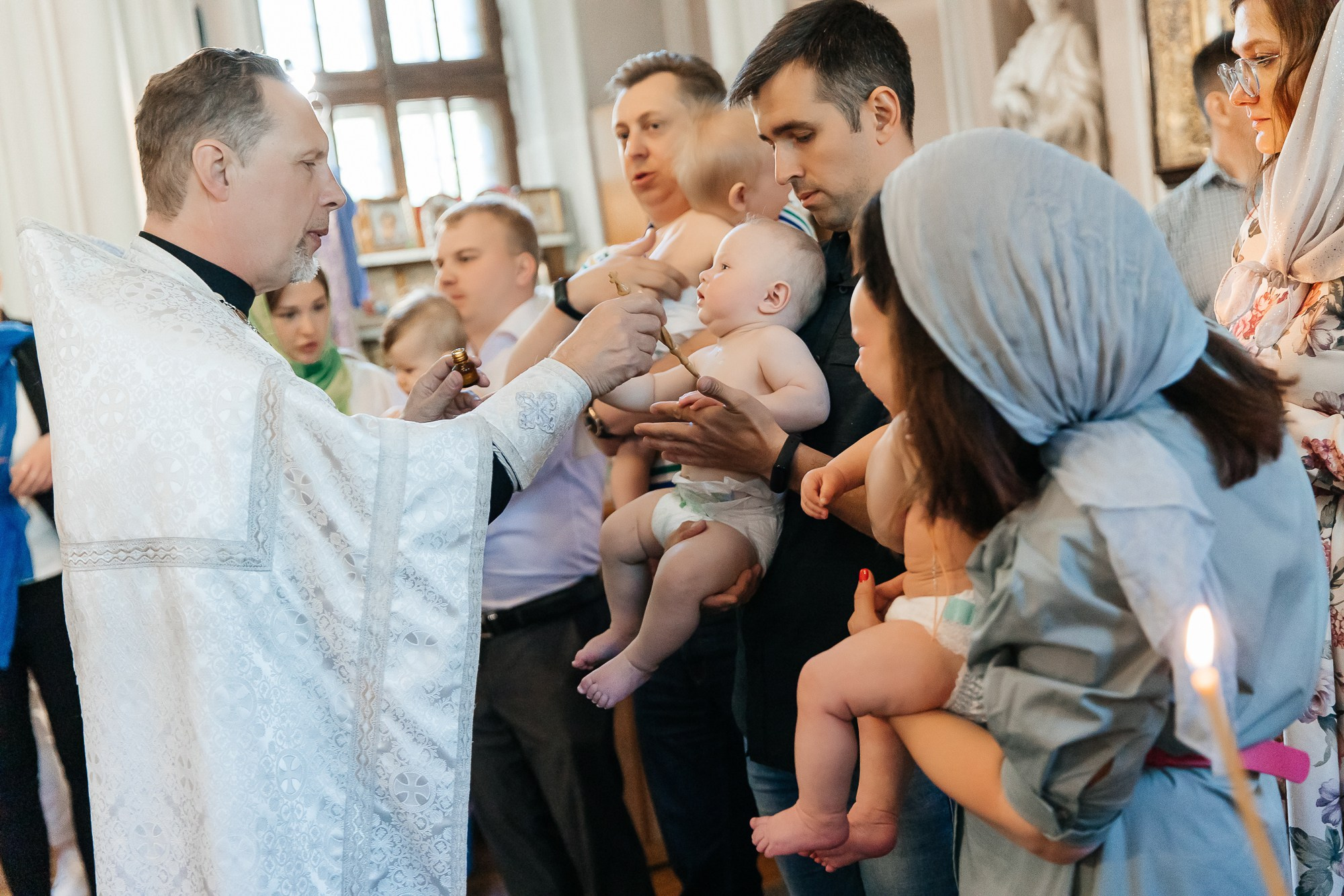 Таинство крещения Дмитрия (28 мая 2023). Свадебный и семейный фотограф Крамар Наталья