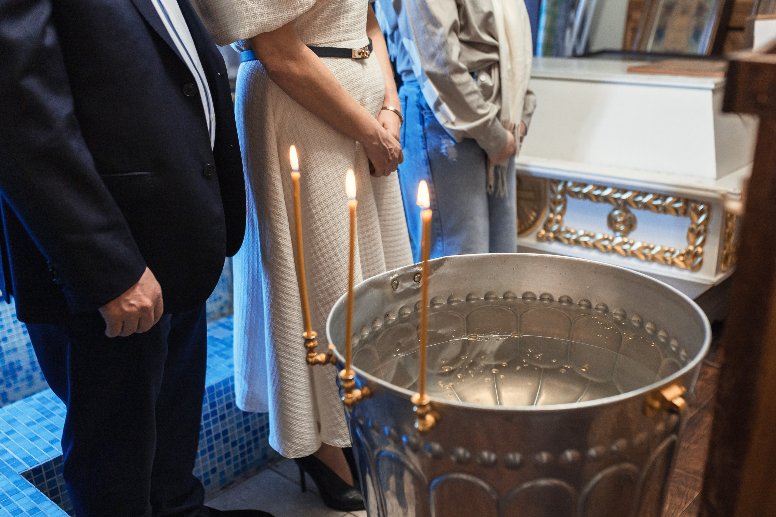 Фотограф на Крещение в Храме Ризоположения Пресвятой Богородицы в Леоново. Профессиональный фотограф в Москве и Мо Мария Шантарёва