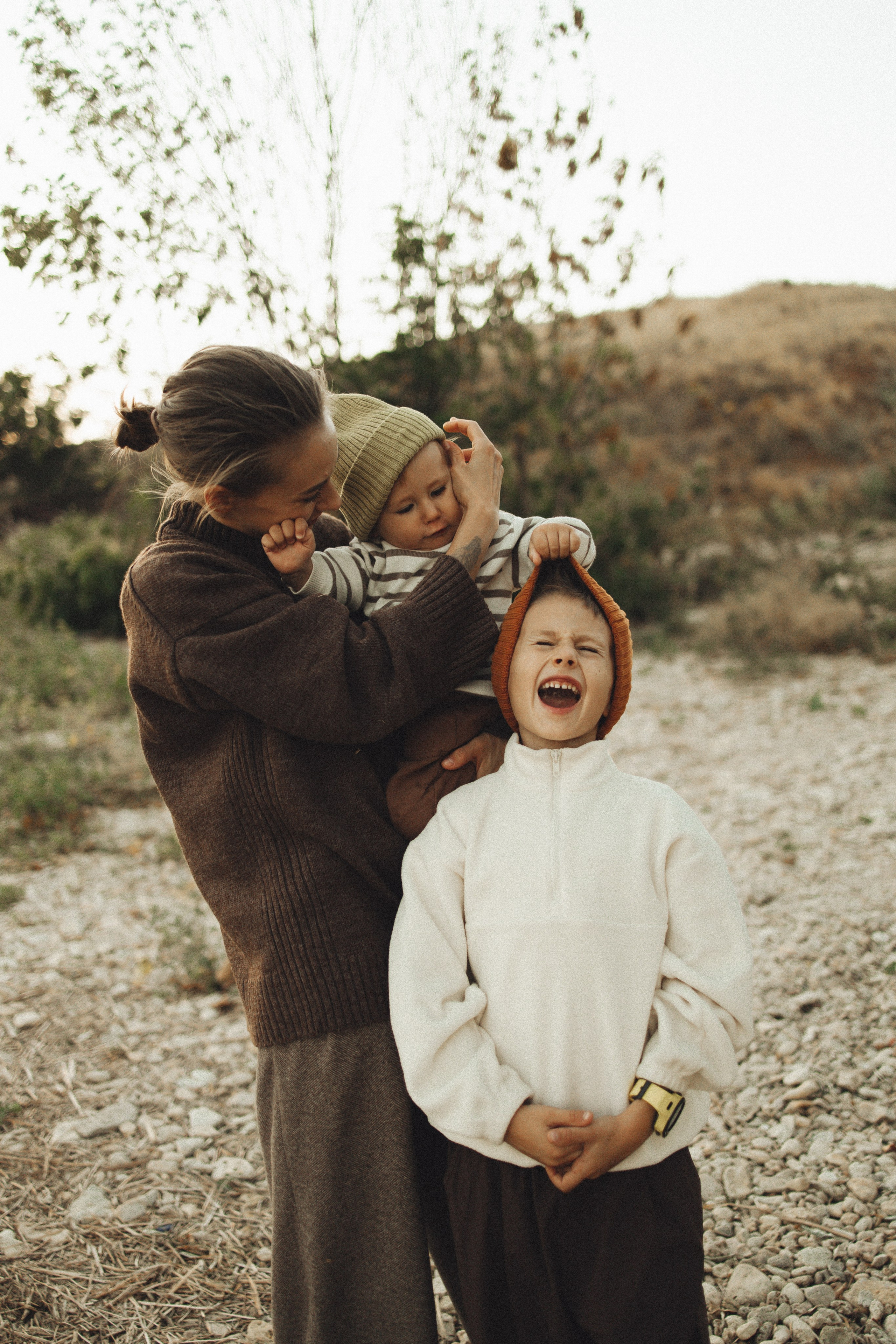 Семейная история, закат в Мержаново. Семейный и детский фотограф, таганрог, ростов-на-дону