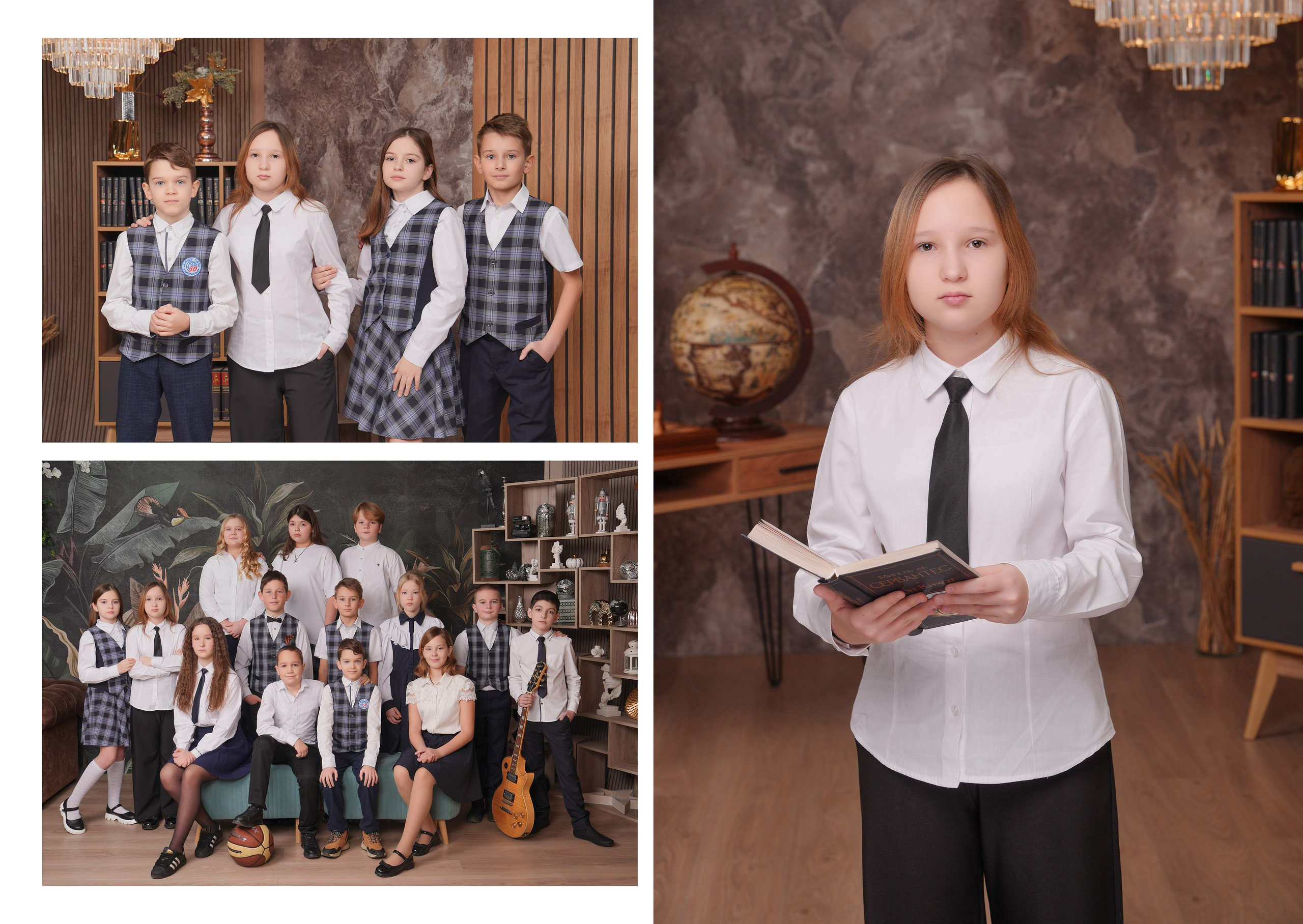 ШКОЛА 50 — 4 «В» класс. Красивый выпускной альбом в Краснодаре