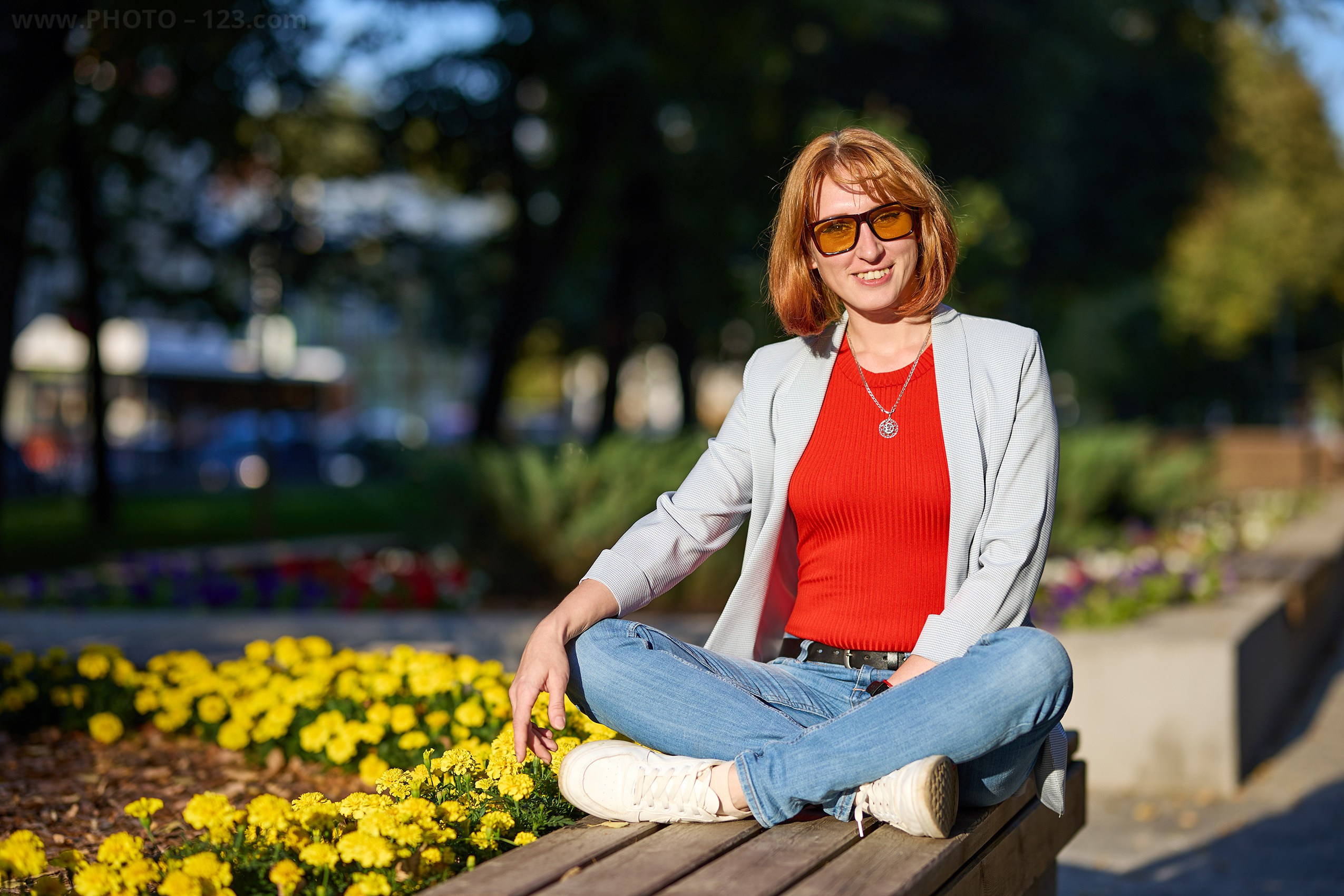 Stylish Redhead Woman in Urban Autumn, Nizhny Novgorod. Photographer, Retoucher & Graphic Designer @photo123pro