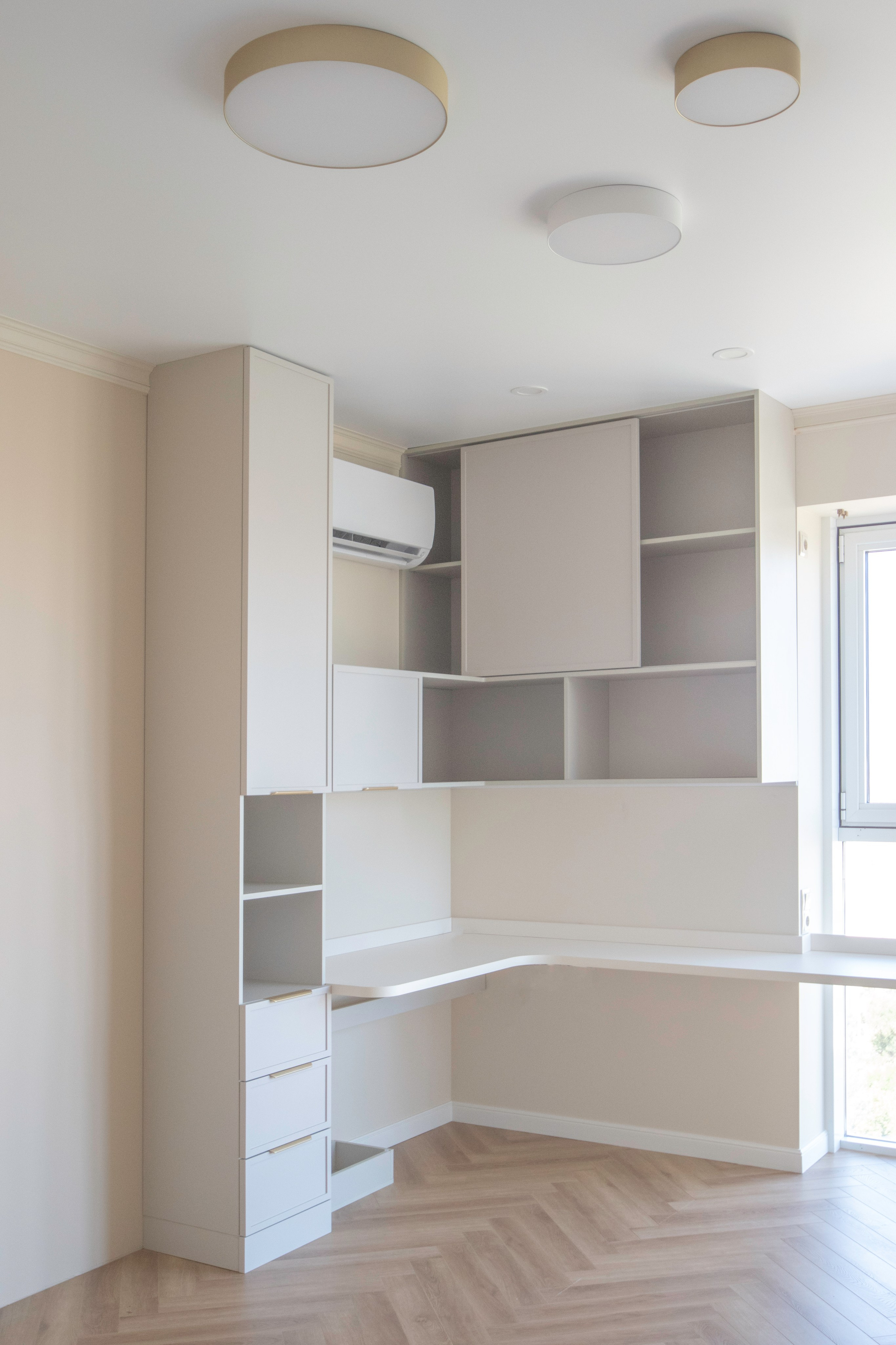 Подвесные тумбы. Пространство