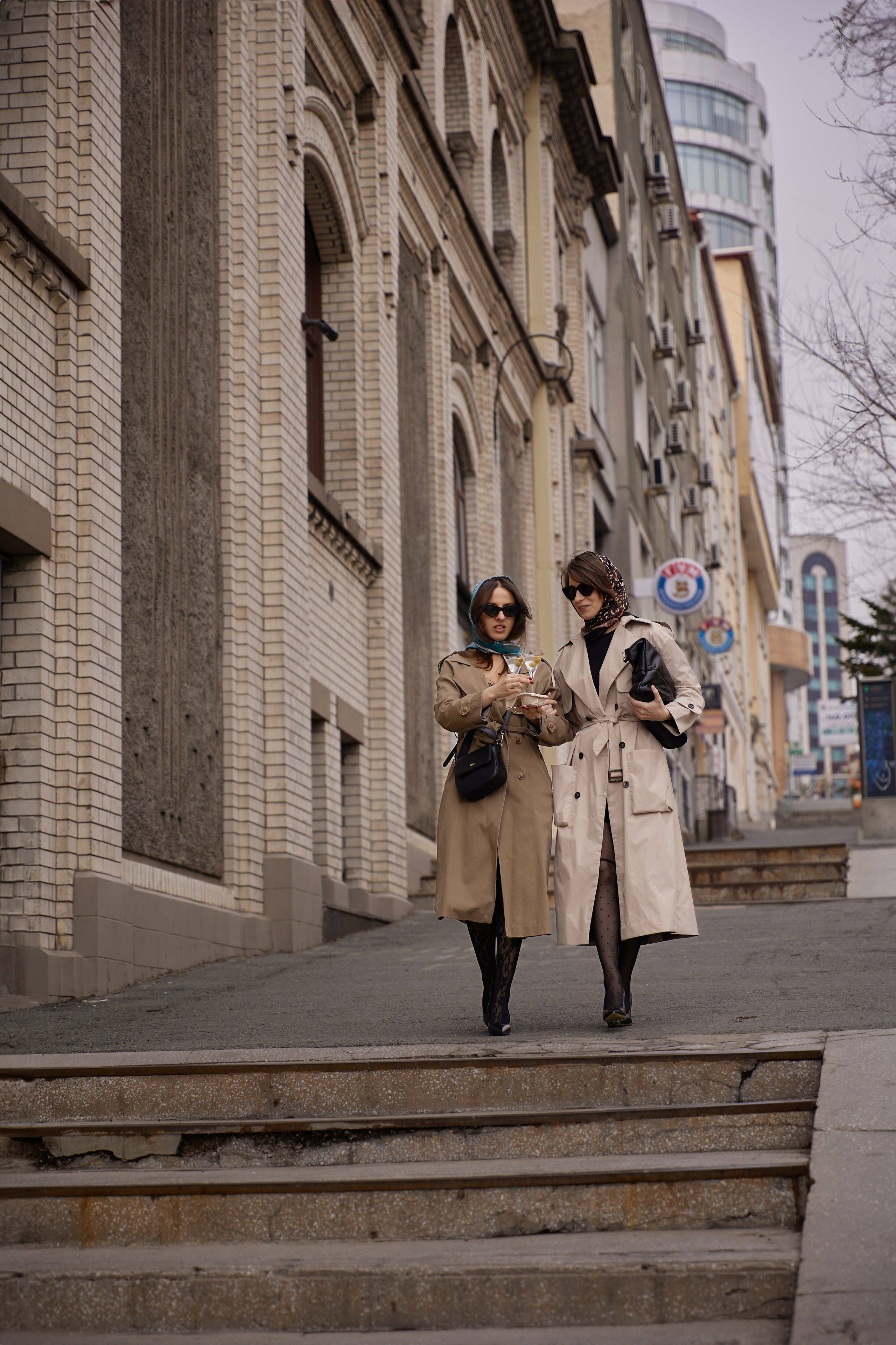 Фотопрогулка Марины и Александры. Фотограф женского портрета, беременности и материнства Харькова Елена