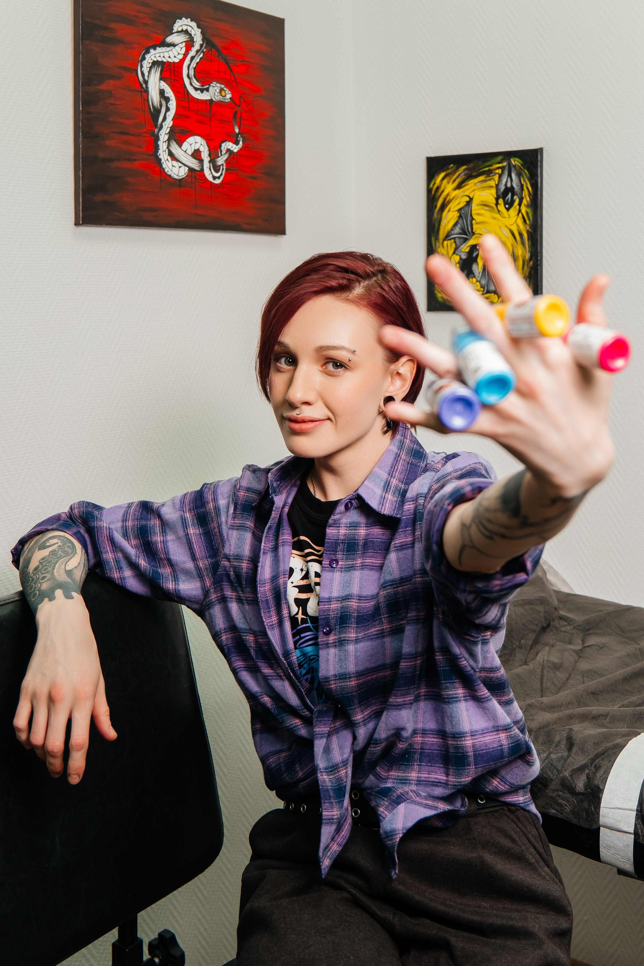 Ирина — тату мастер. Фотограф Молчанов Александр