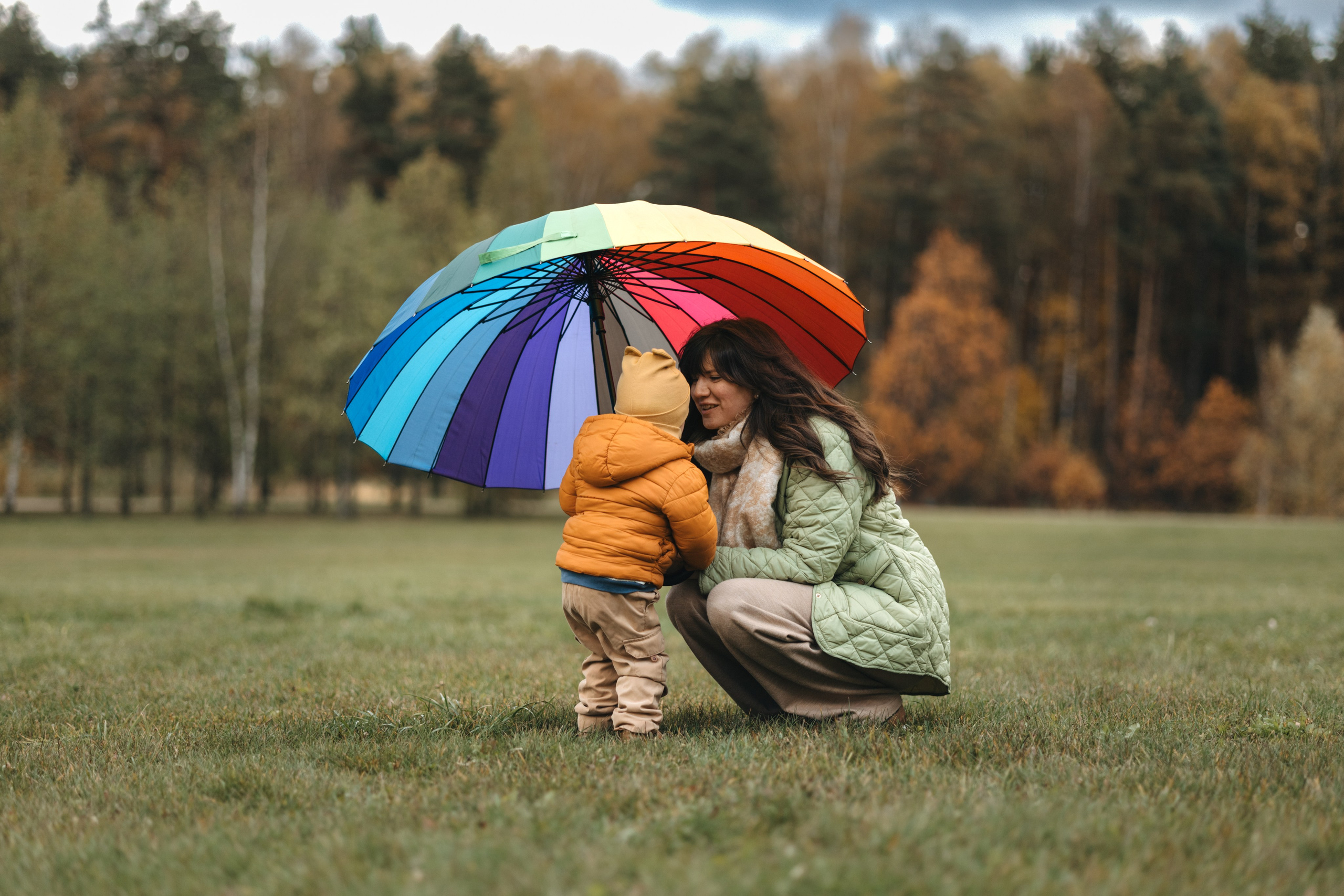 Осенняя семейная съемка. Фотограф Анималист в Москве Анастасия Жучкова
