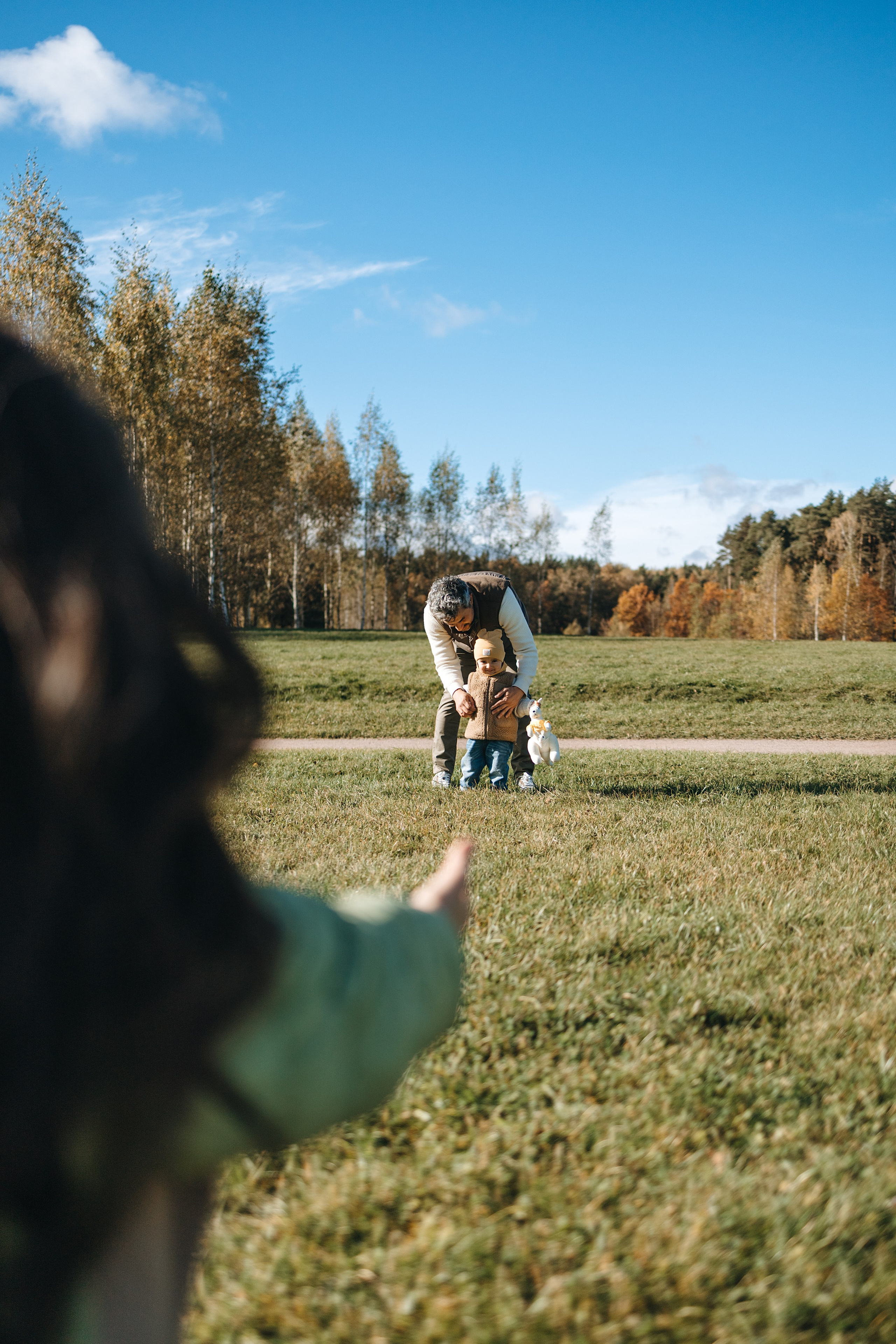 Осенняя семейная съемка. Фотограф Анималист в Москве Анастасия Жучкова