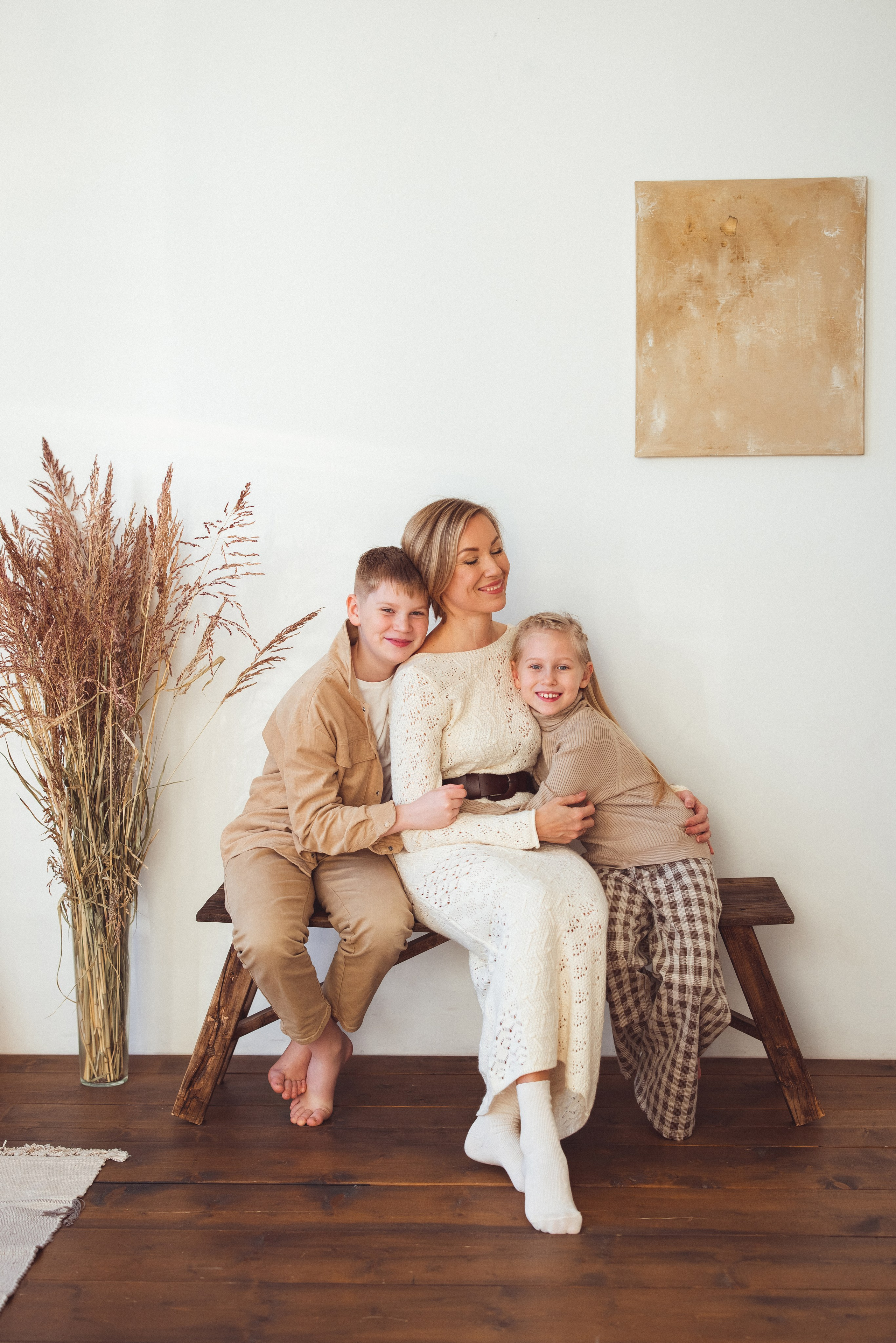 Семейная фотосессия в фотостудии «Mestone». Семейный и детский фотограф в Краснодаре Анна Трашкова