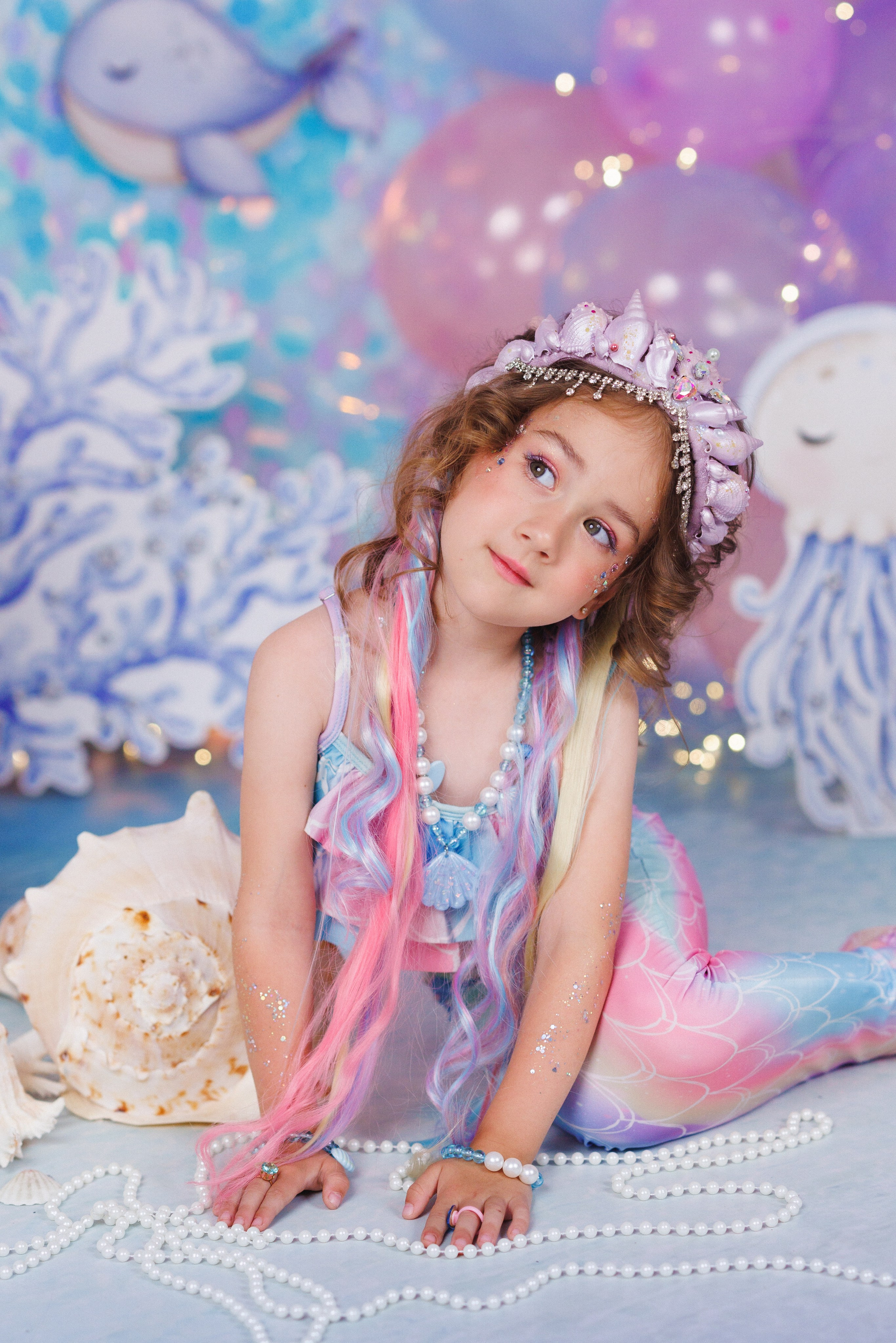 Детская фотосессия в образе «РУСАЛОЧКА», город Краснодар. Семейный и детский фотограф в Краснодаре Анна Трашкова