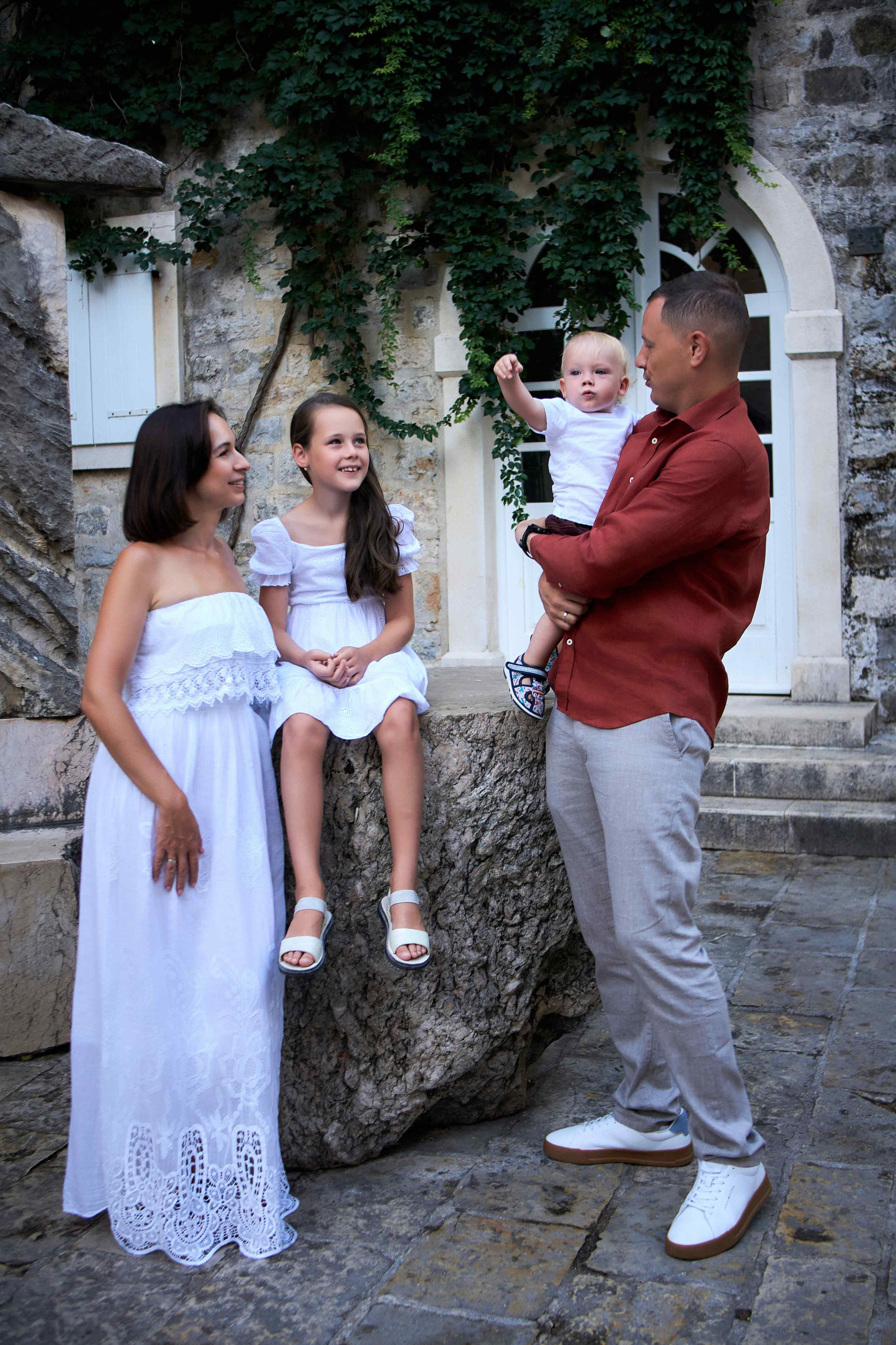 Family Photographer in Budva: Sunrise Shoot in Old Town