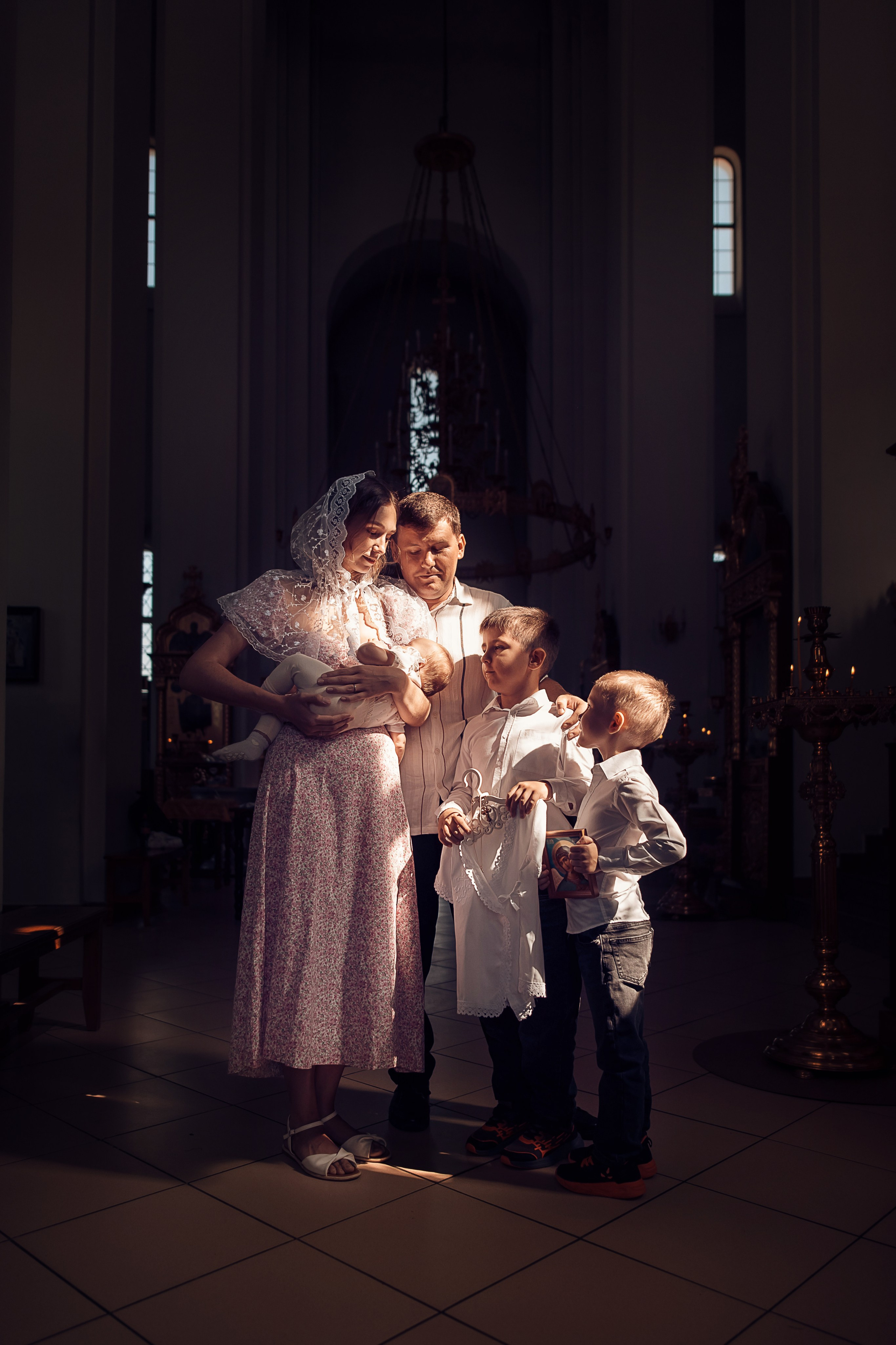 Таинство Крещения Амелии. Храм Георгия Победоносца. Главная