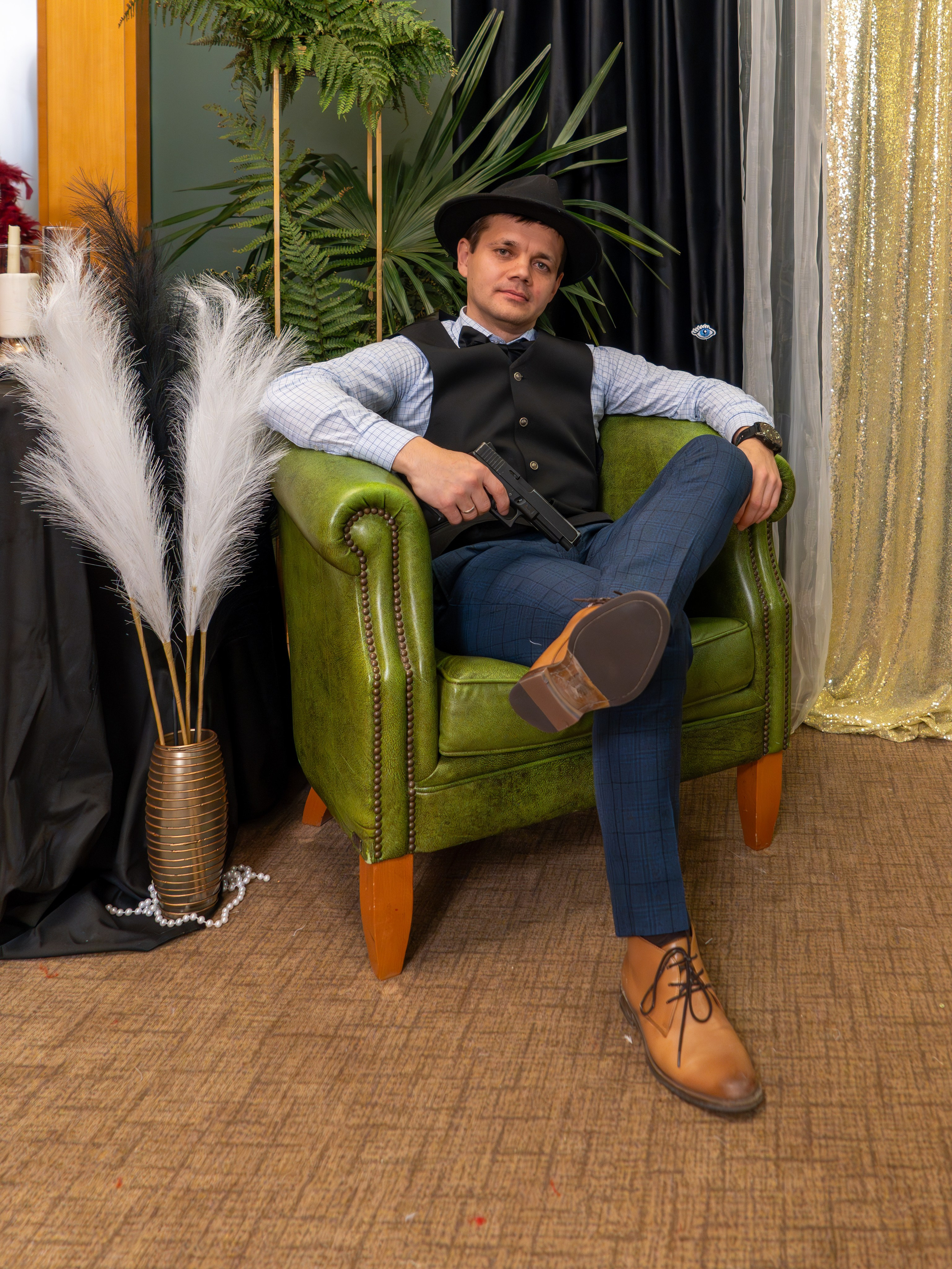 Новый год в стиле Great Gatsby. Репортажный фотограф в Красной Поляне и Сочи Павлюченко Екатерина