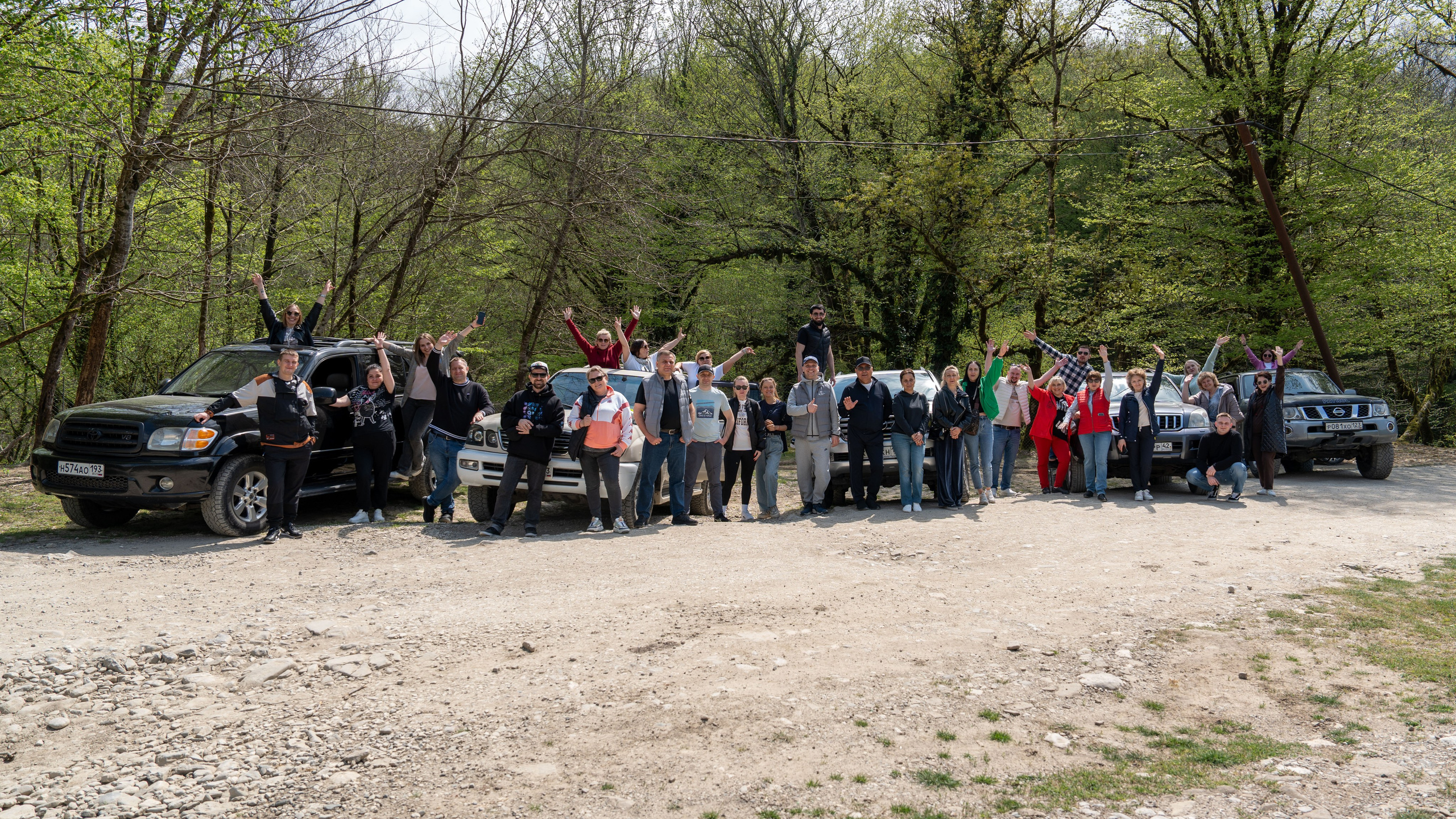 MICE мероприятие — джиппинг на каньон Псахо. Репортажный фотограф в Красной Поляне и Сочи Павлюченко Екатерина