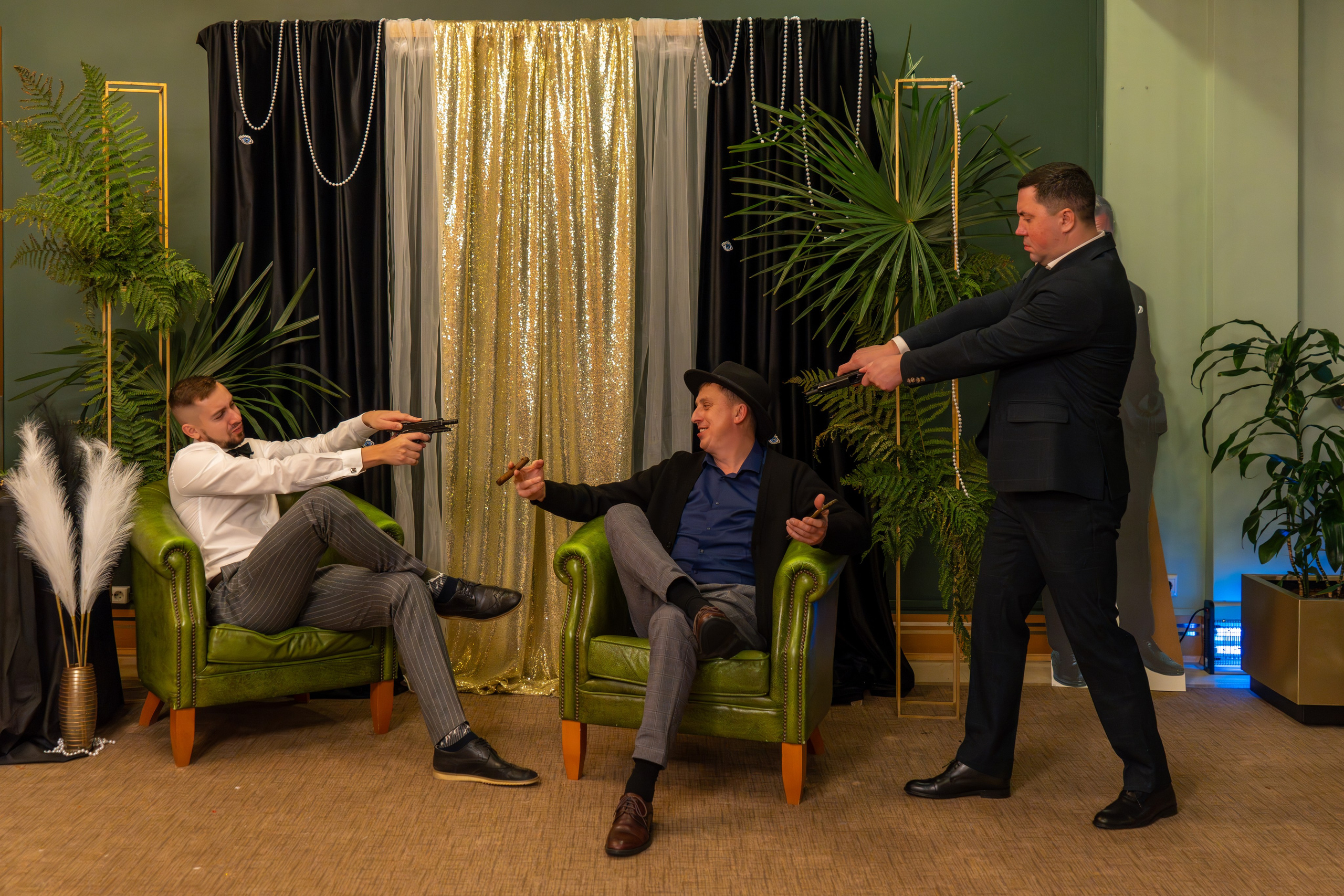 Новый год в стиле Great Gatsby. Репортажный фотограф в Красной Поляне и Сочи Павлюченко Екатерина