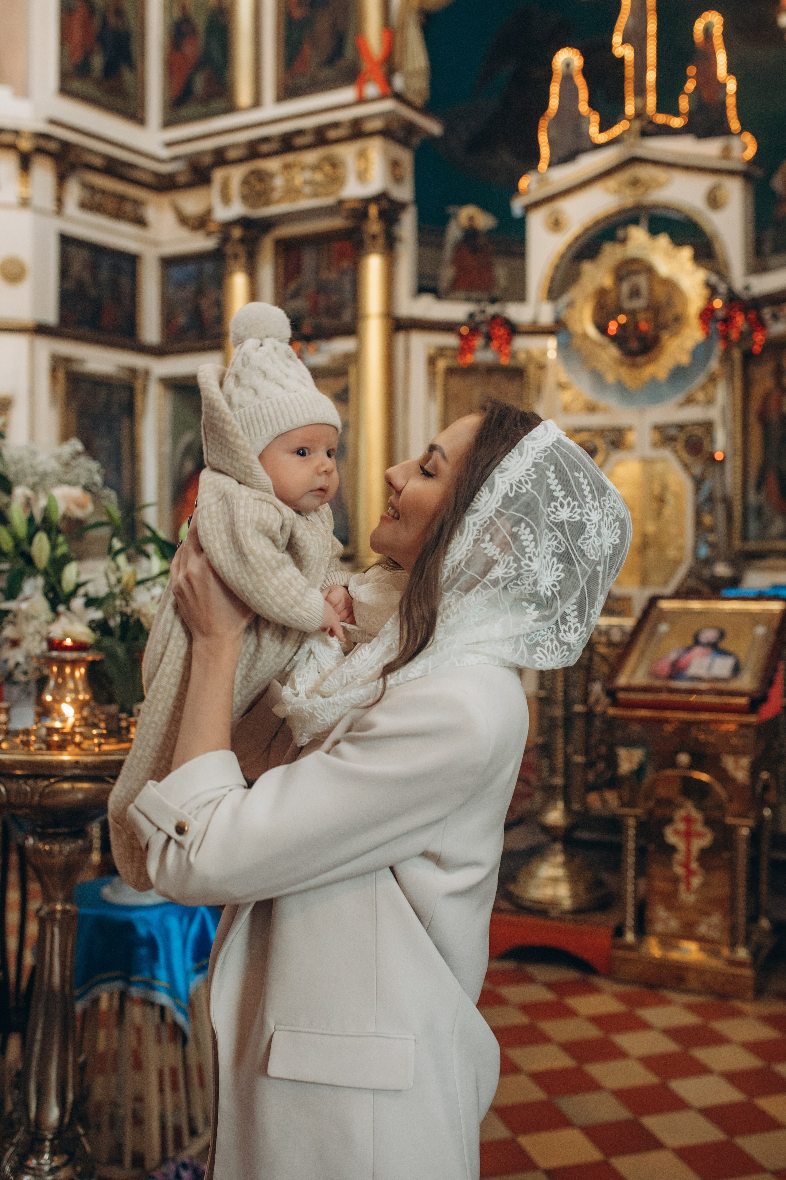 Крещение Михаил. Семейный и домашний фотограф в Москве и МО Королева Валерия