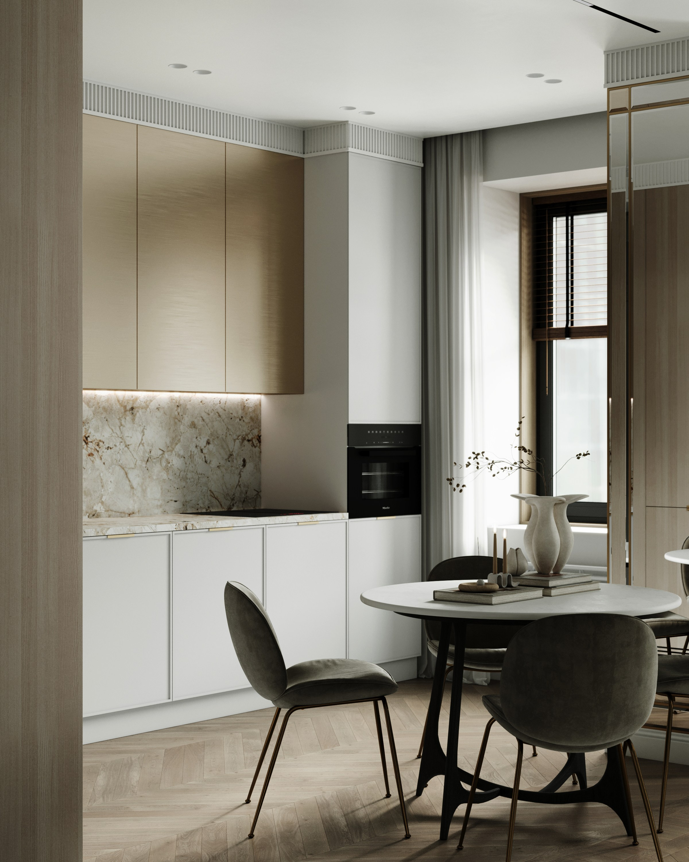 Квартира для молодой семьи. Создание 3д визуализаций. Анимированное видео. Сборка сцен