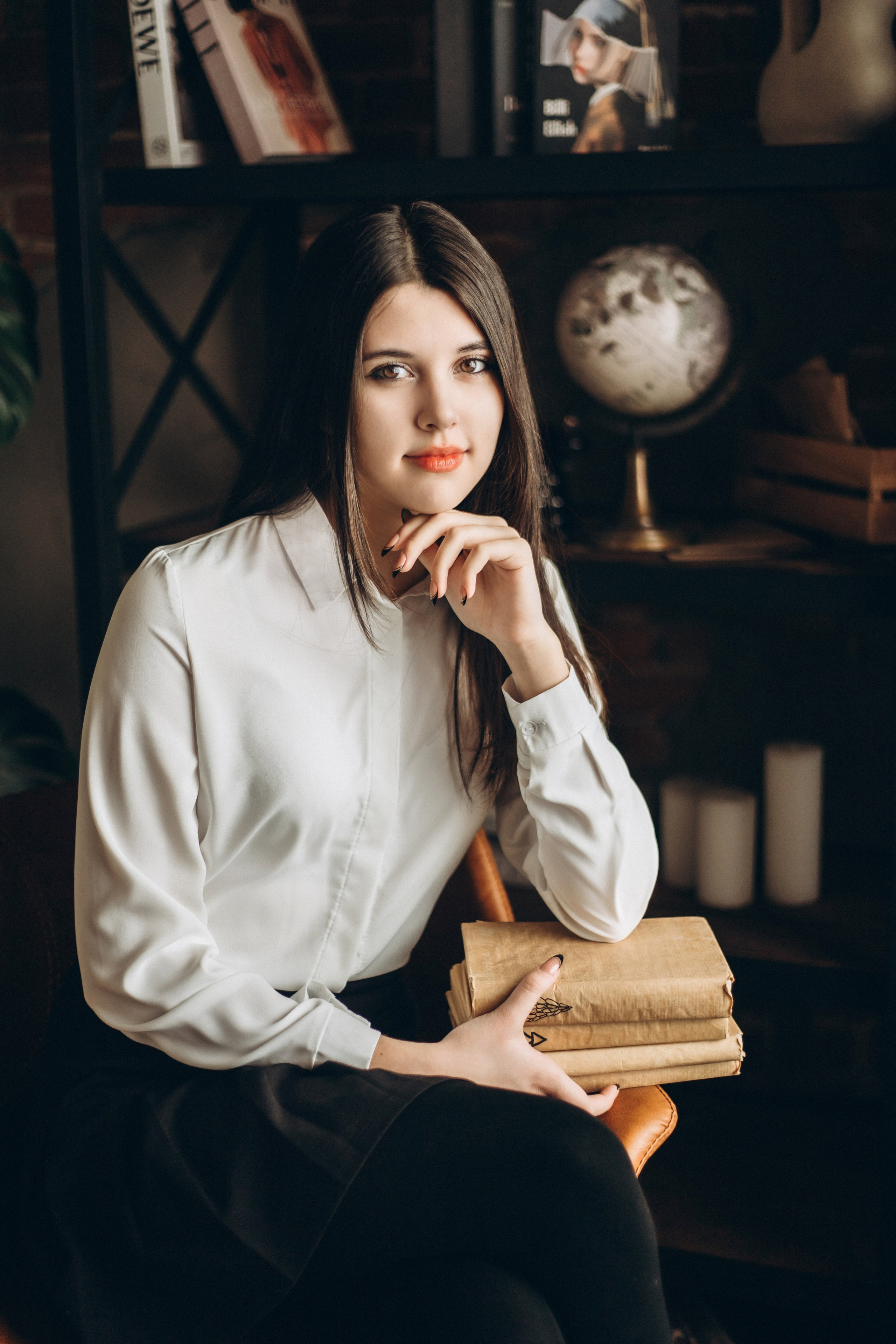 Выпускной класс на альбомы в студии. Портретный и семейный фотограф в Саратове Елена Шустова