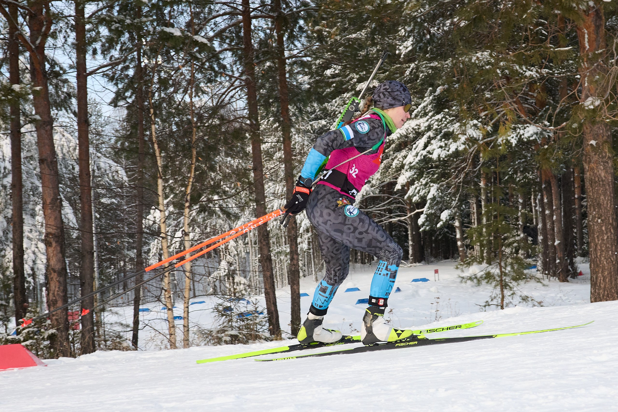 Ижевская Винтовка 55. Спринт. Женщины. Спортивный репортажный фотограф в Ижевске Сергей Мерзляков