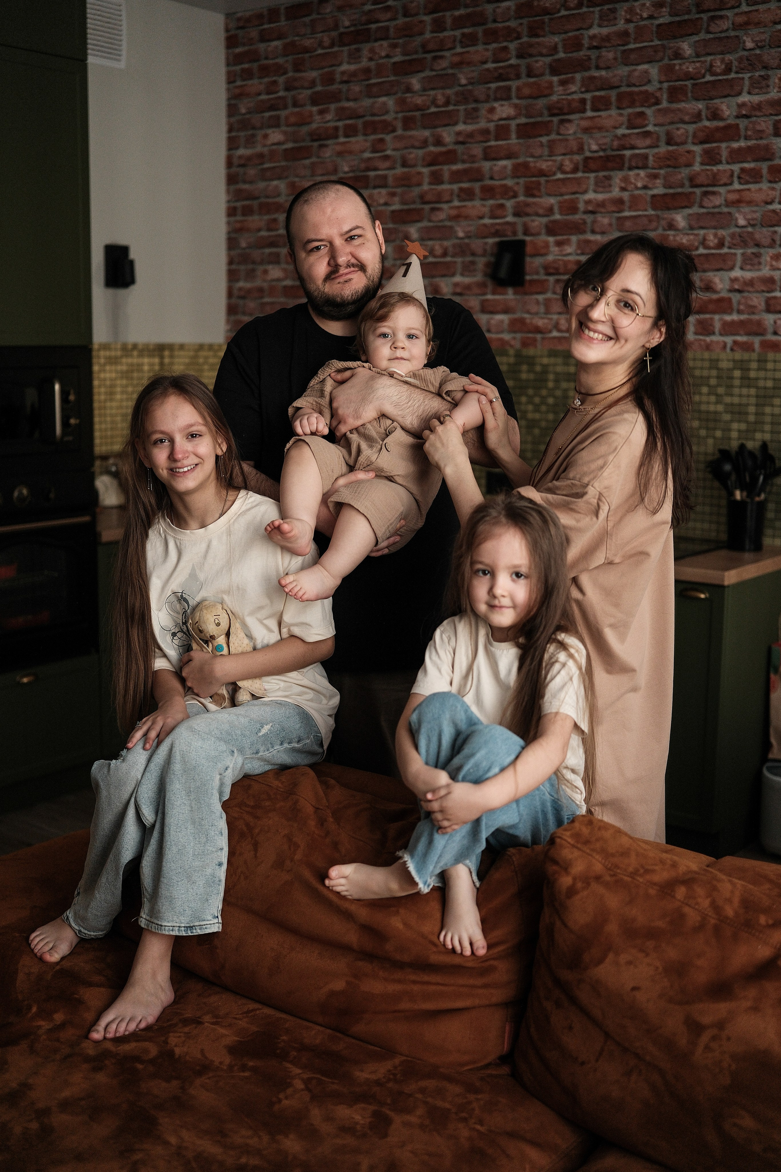 Годик Мирону. Семейный детский ньюборн фотограф в Москве Марта Петрова