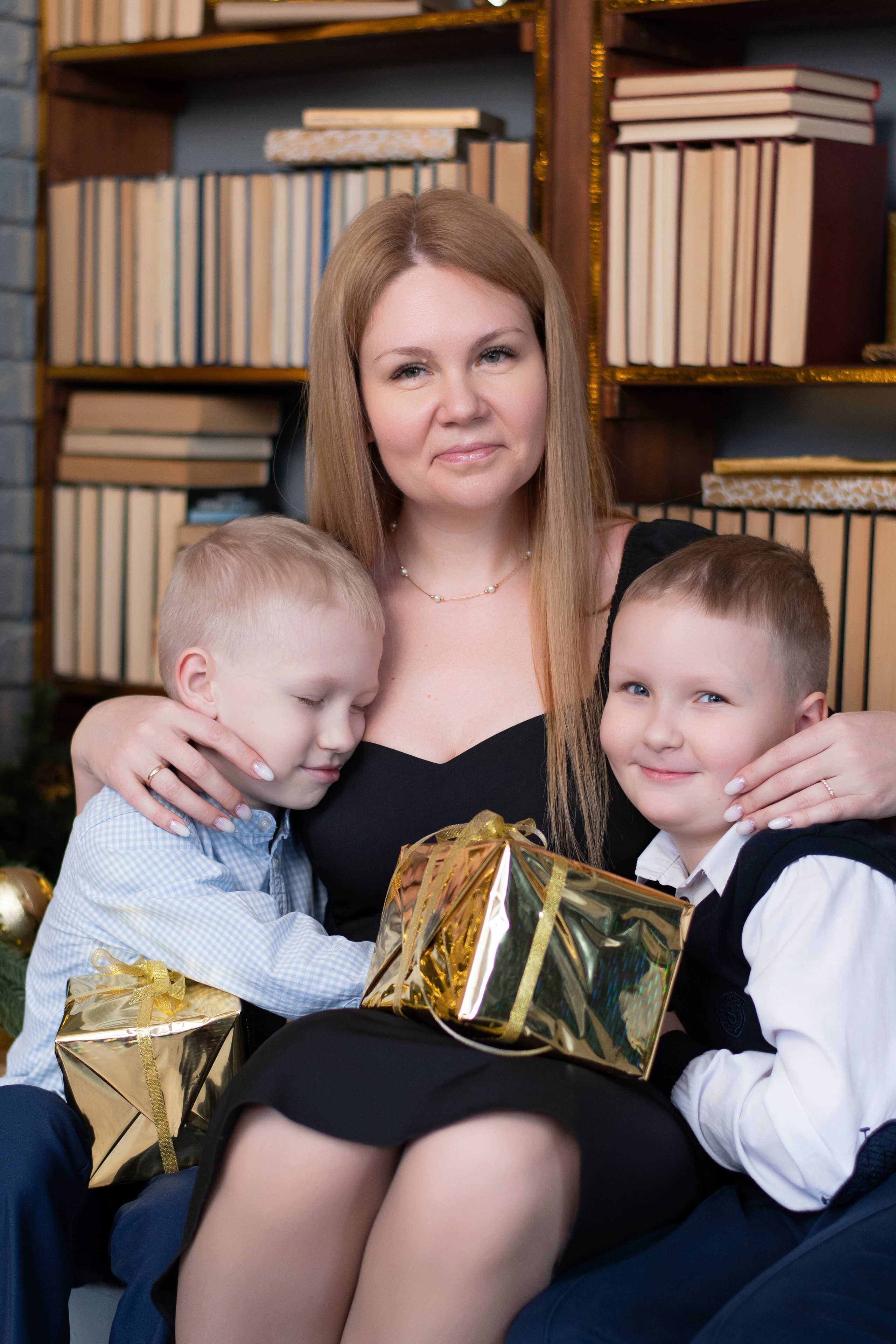 Гришины. Студийная съемка. Екатерина Бикбаева фотограф, видеограф, медиа-продюсер