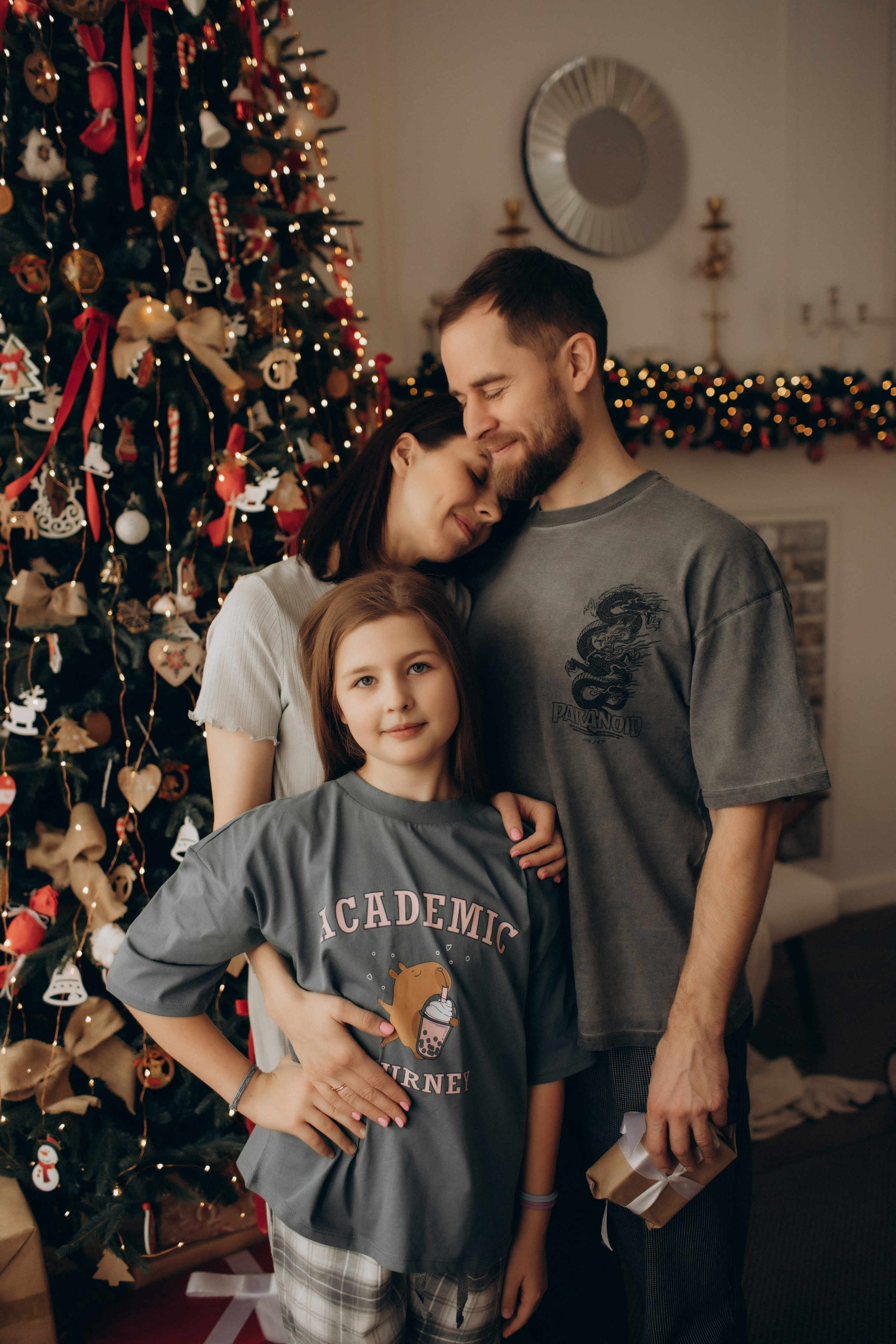 Новогодняя фотосессия семьи Осокиных!. Семейный фотограф в Челябинске Ксения Зубкова