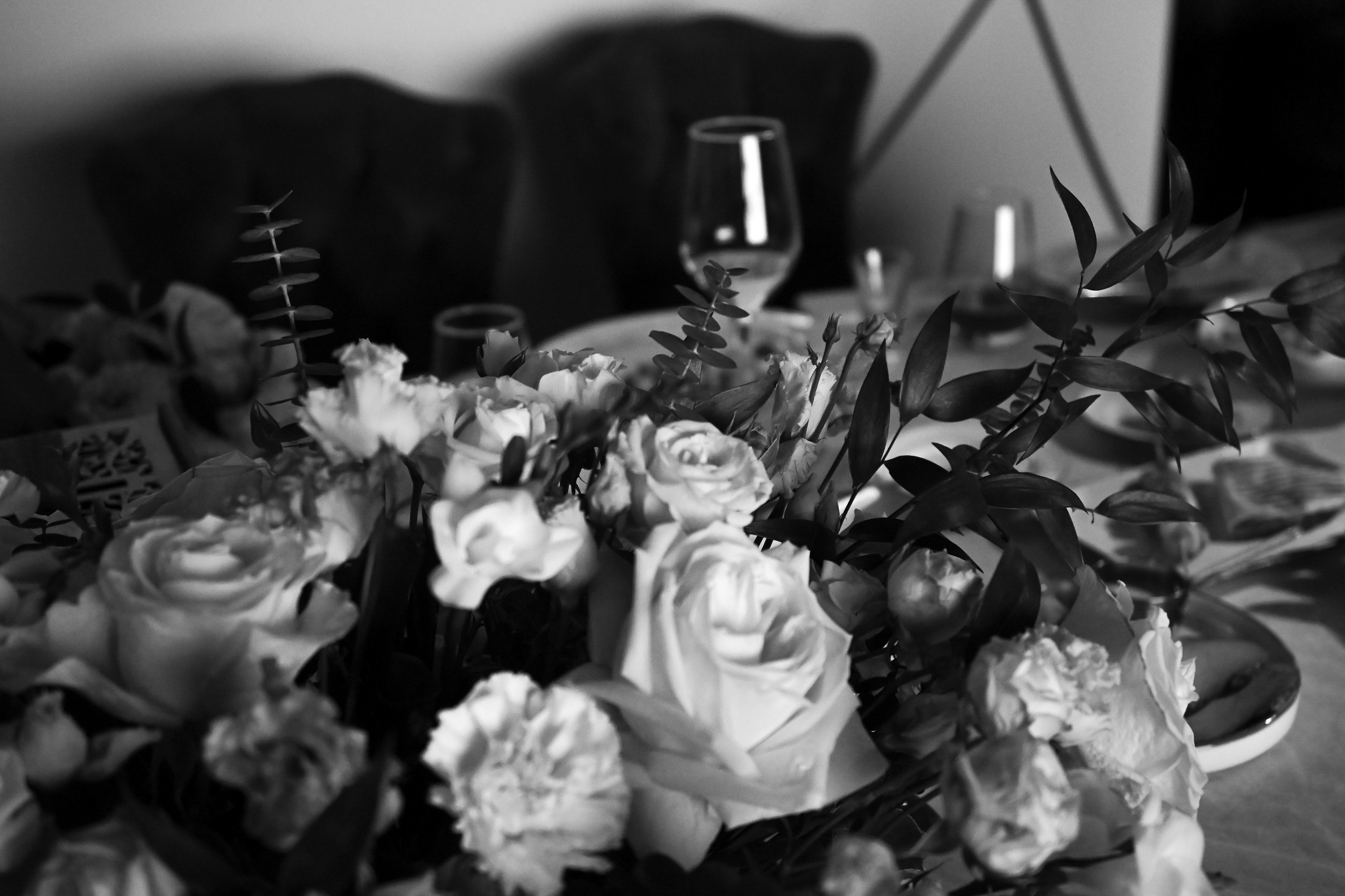 Black and white film. <3