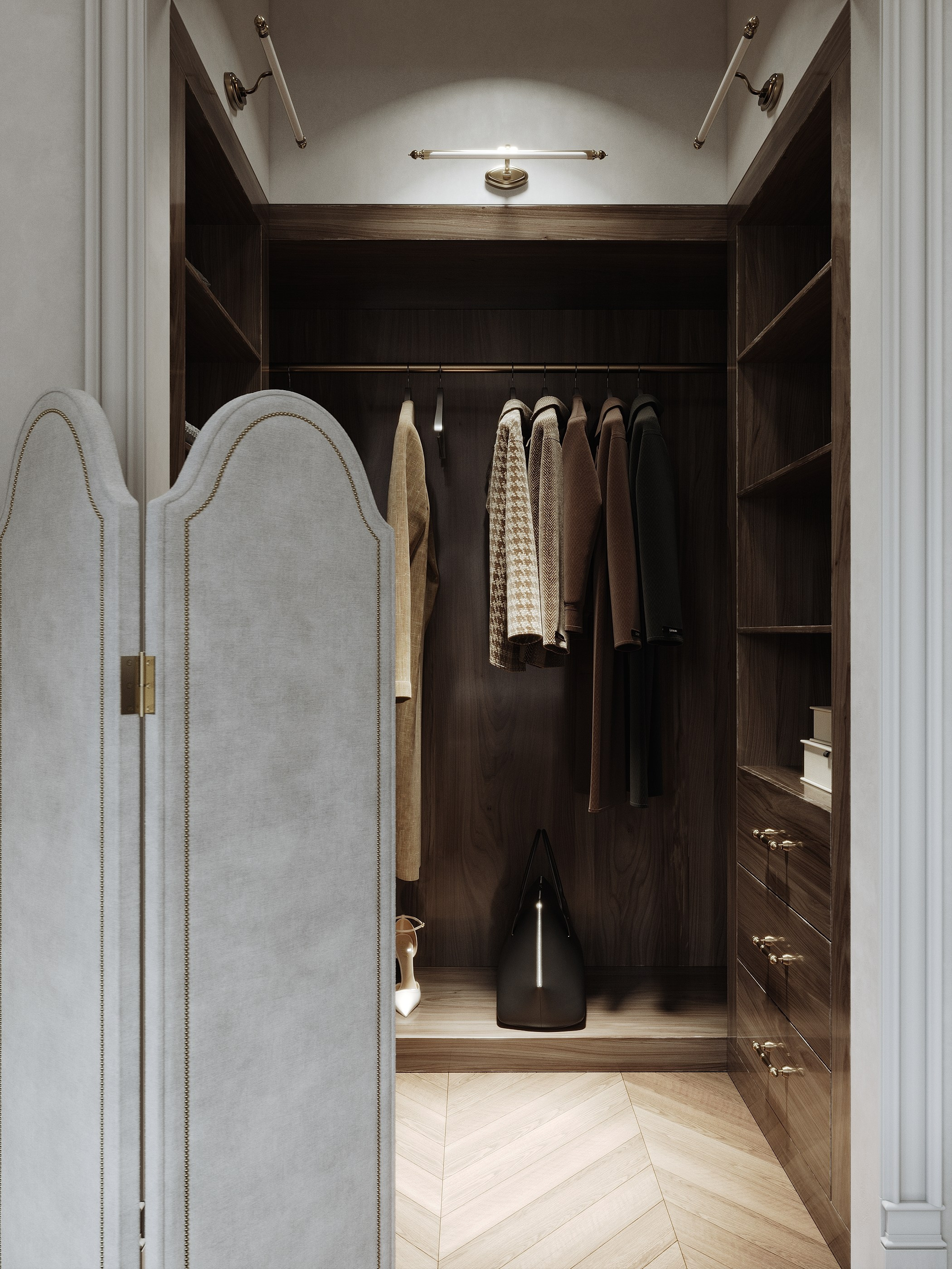 Спальня ЖК «Опера» г. Тюмень. 3d визуализатор Валерия Романова