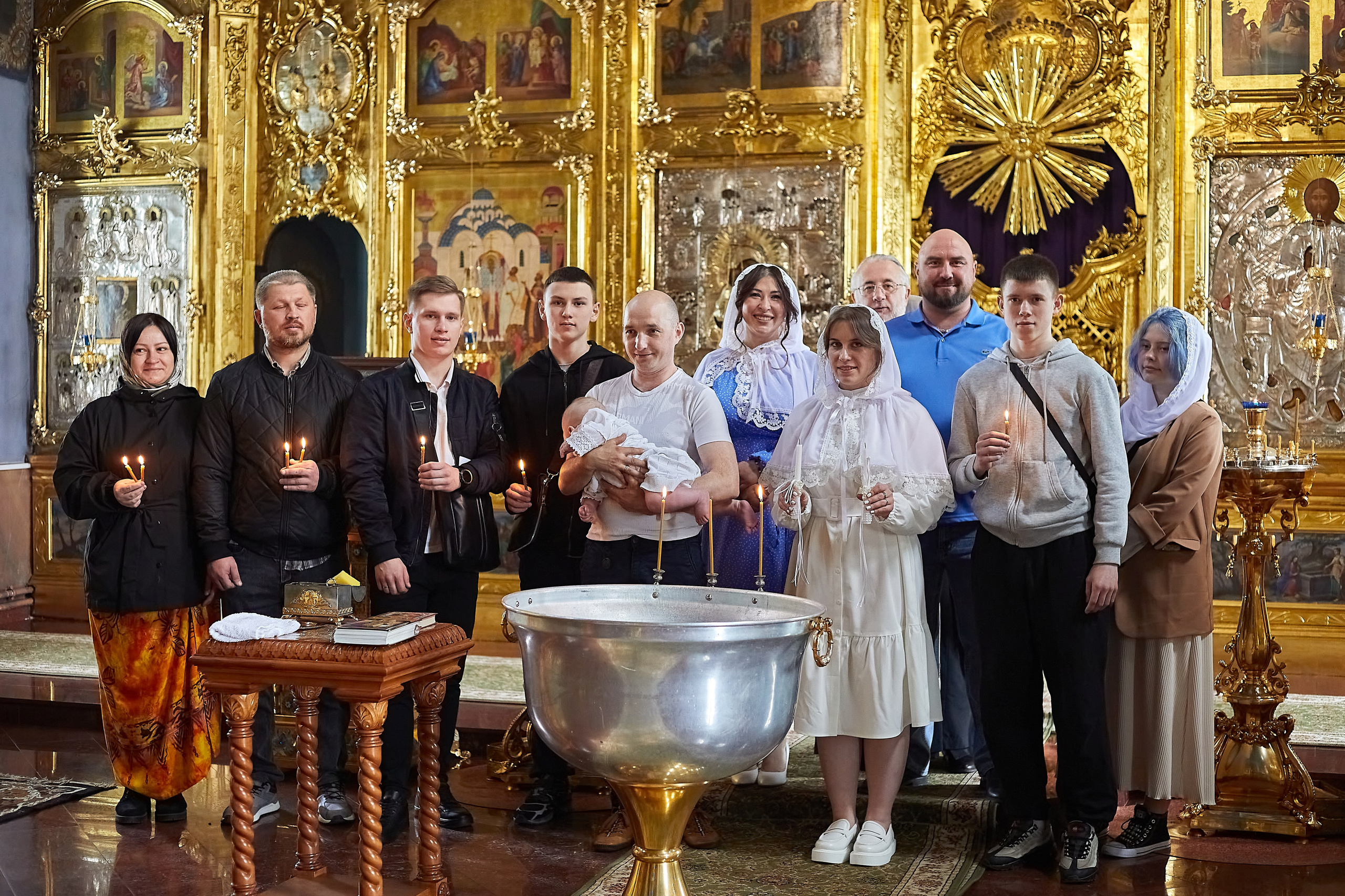 Крещение Ярослава. Семейный и детский фотограф в Ярославле Юлия Галашина