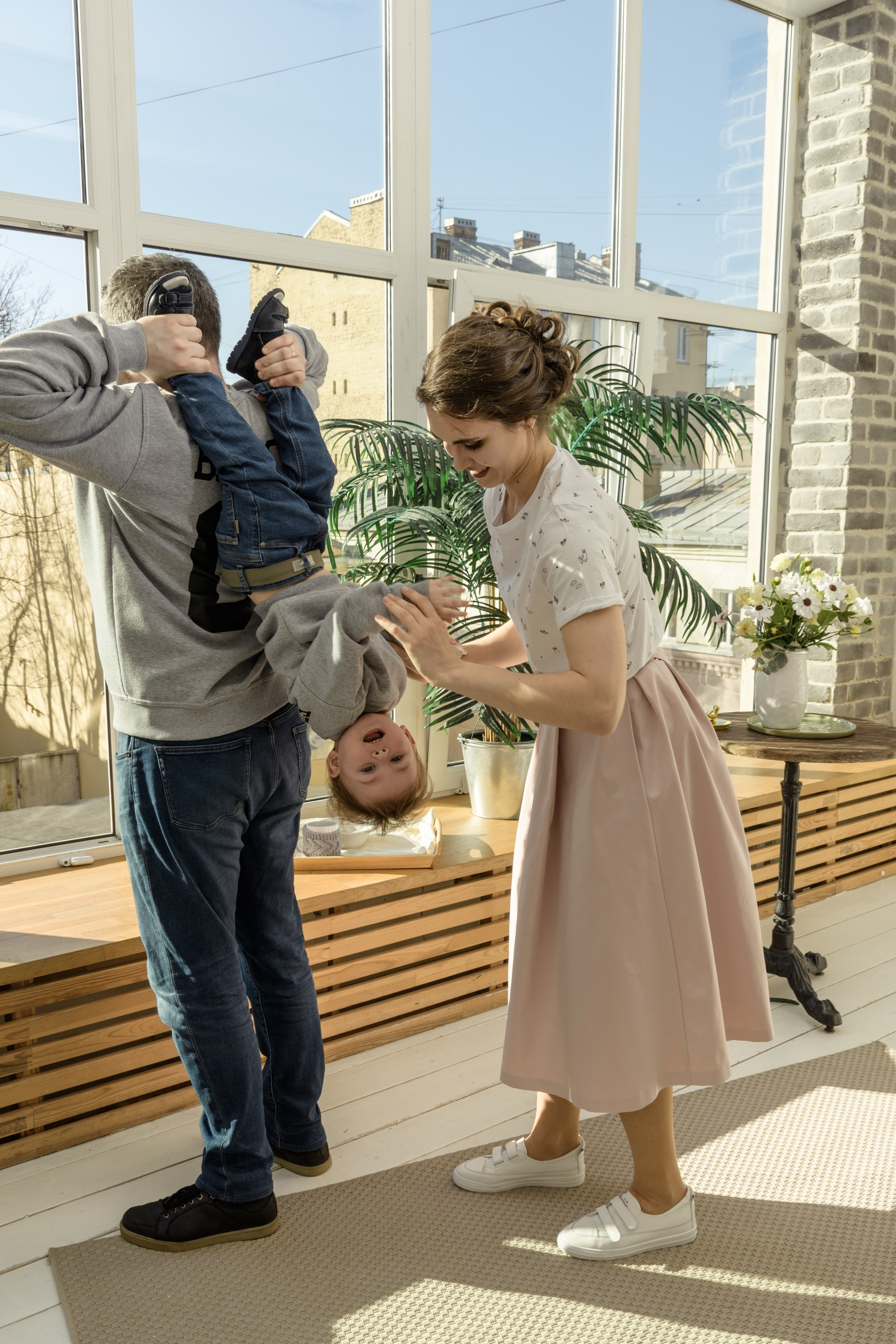 Семейные студийные фотосессии. Семейный и индивидуальный фотограф Life style в Санкт-Петербурге Мария