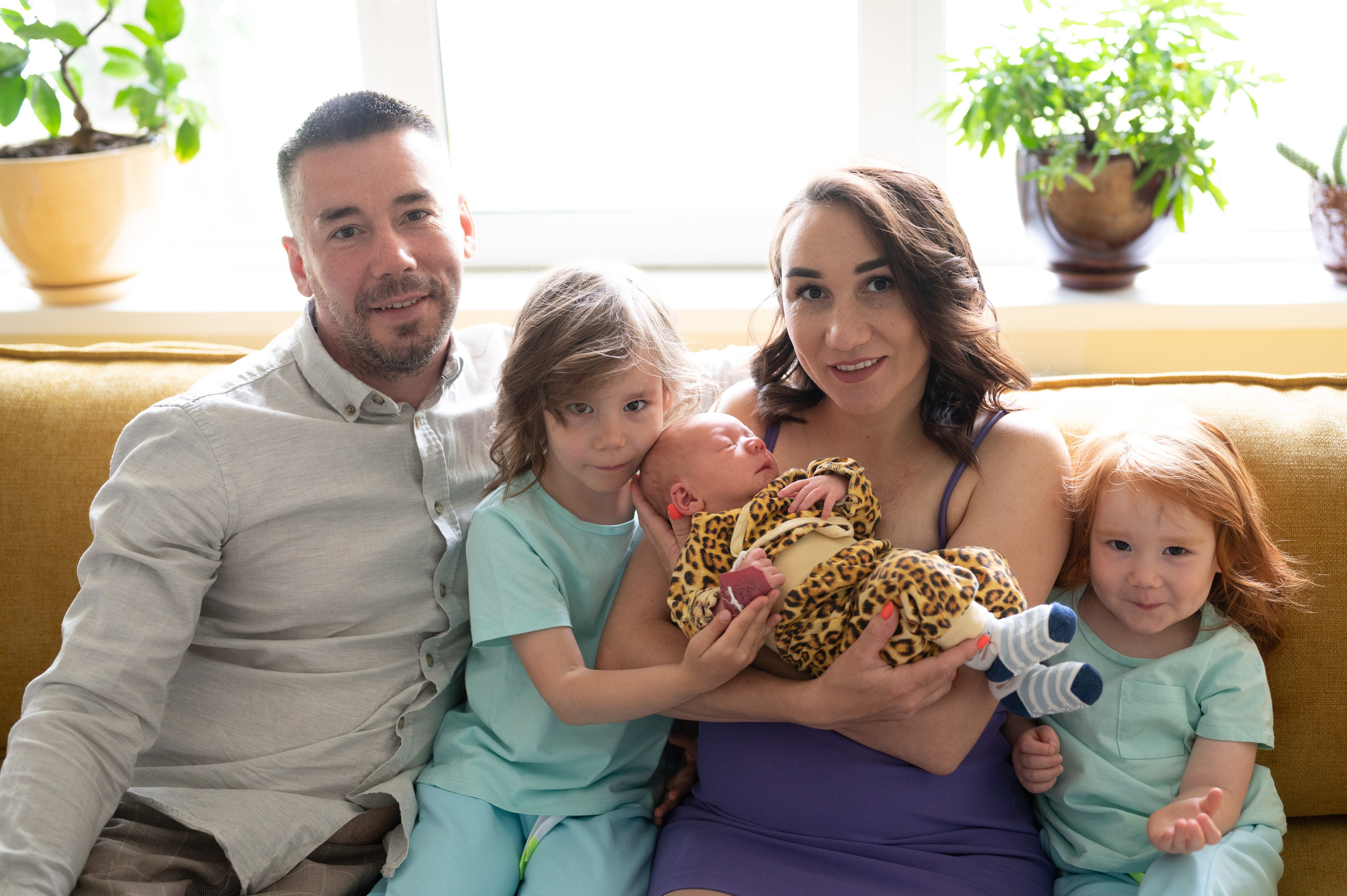 Встреча малыша дома. Фотограф новорожденных, семейный детский в Тюмени Татьяна Морозова