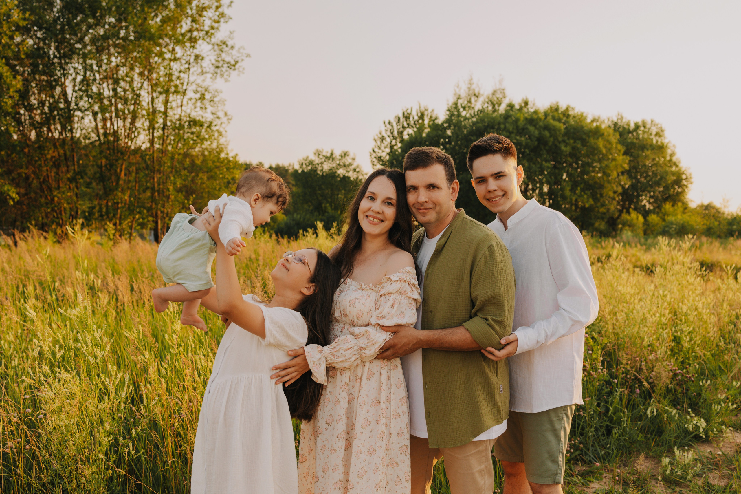 Семейный Пикник: Летняя Съемка