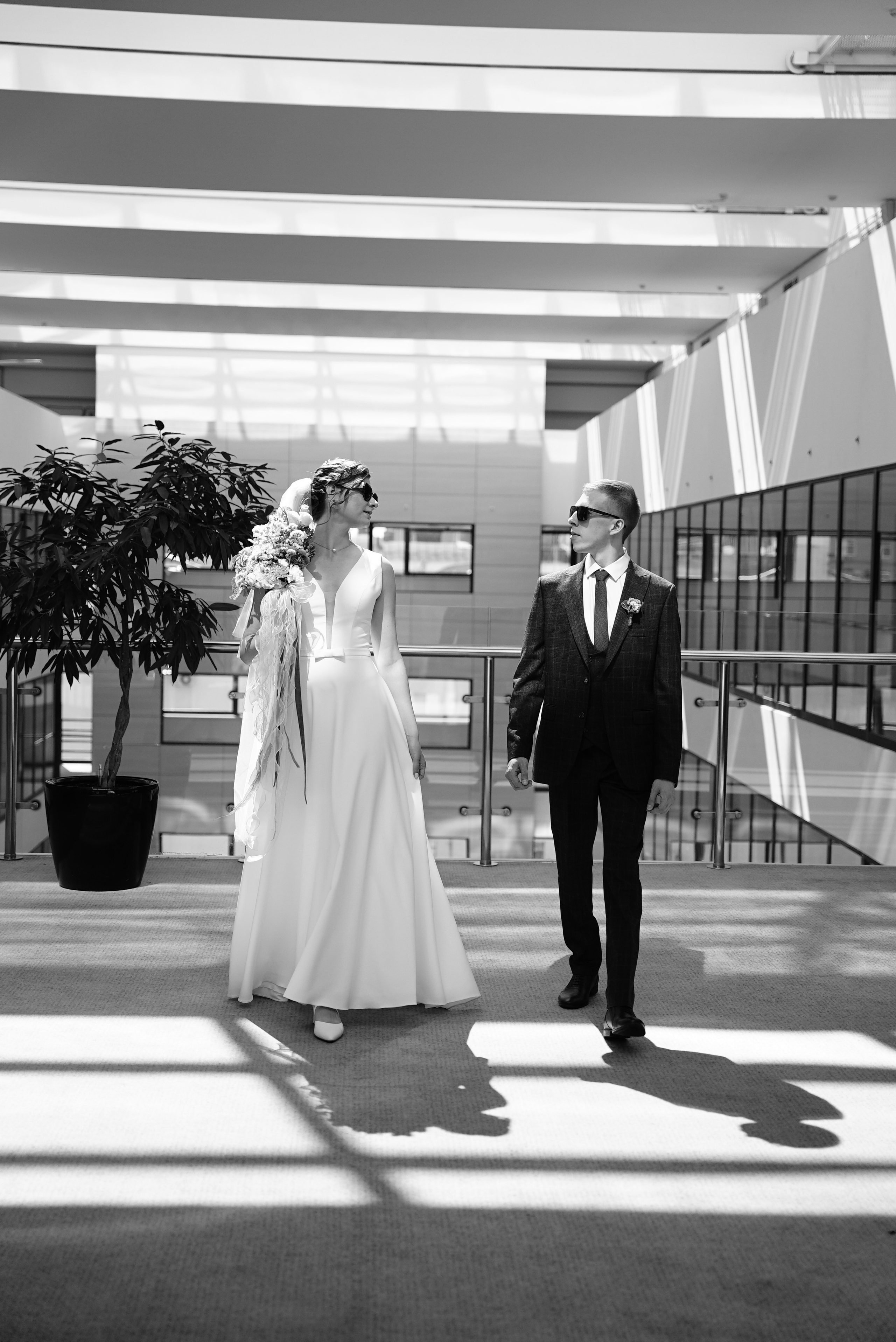 Иван и Виктория чб. Свадебный фотограф в Самаре Анна Ковалева